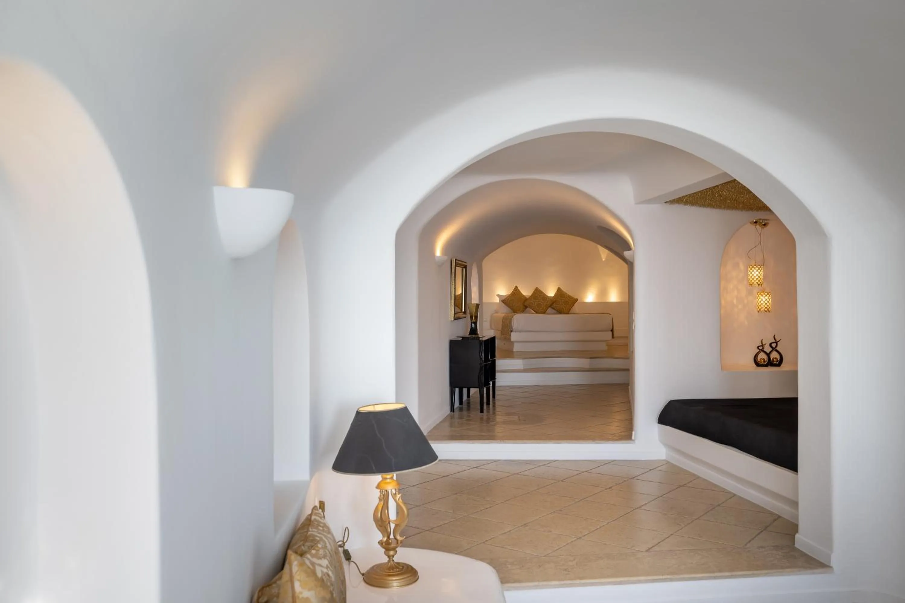 Bed in Above Blue Suites