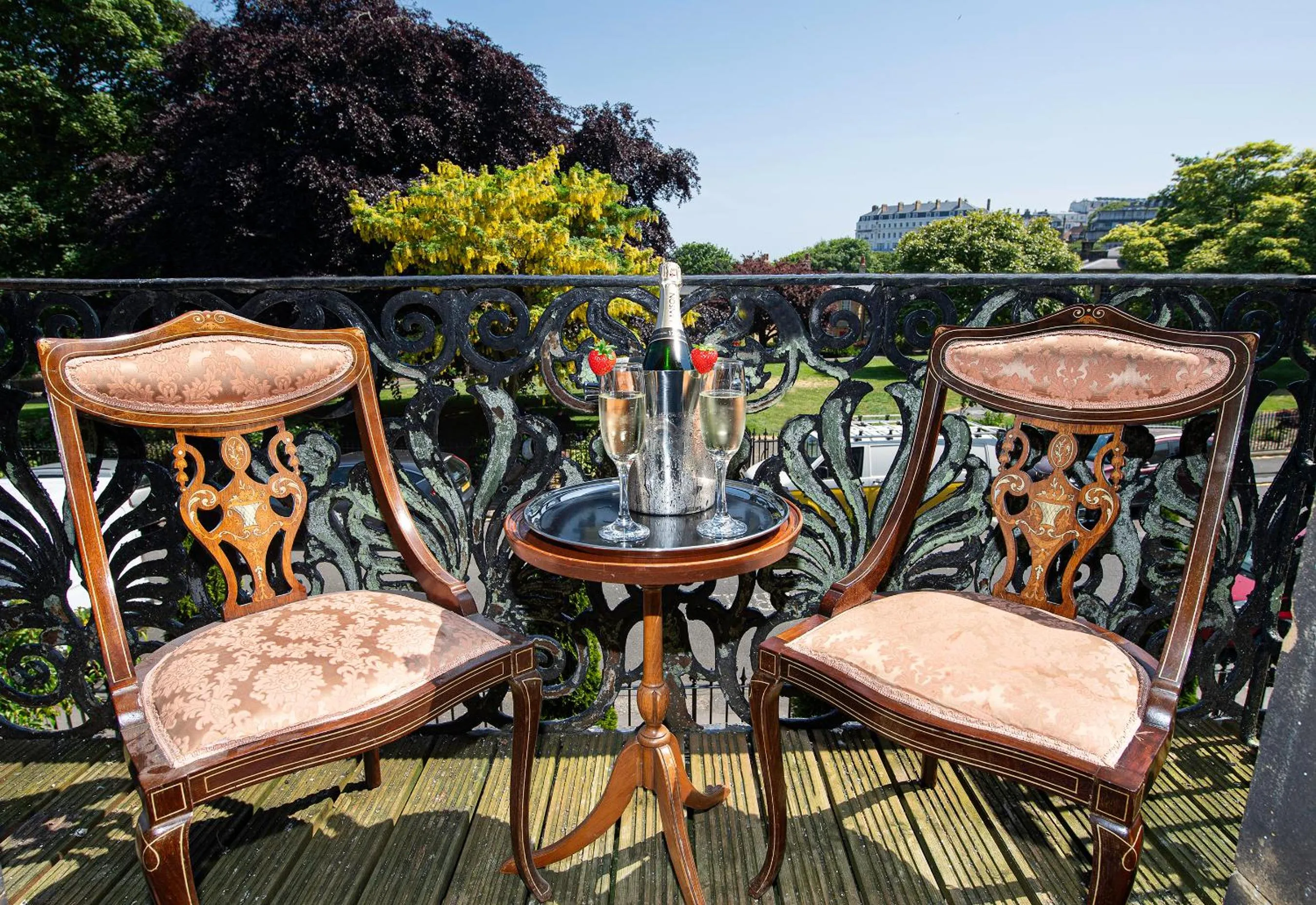 Balcony/Terrace in The Central Hotel
