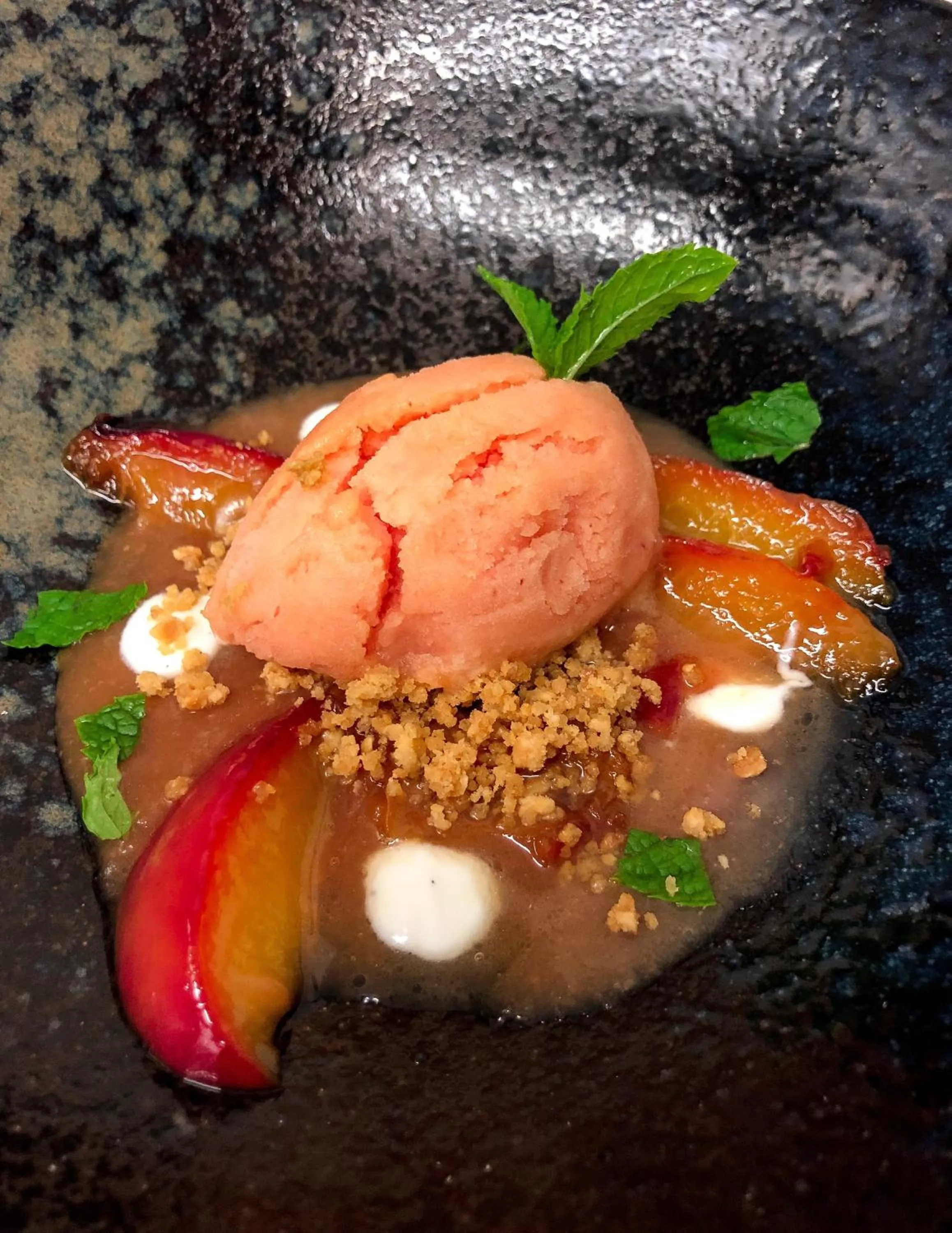 Food close-up in Boutique Hotel Villa Blu Cortina D'Ampezzo