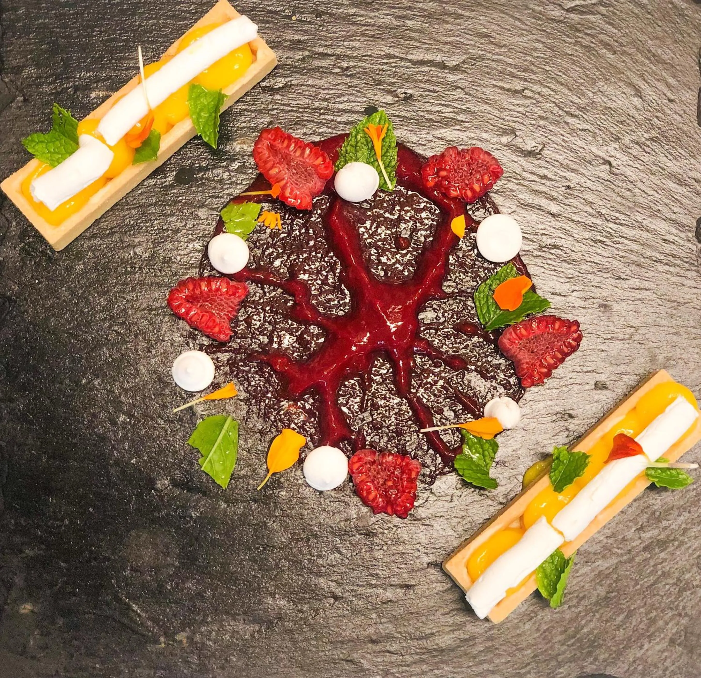 Food close-up in Boutique Hotel Villa Blu Cortina D'Ampezzo