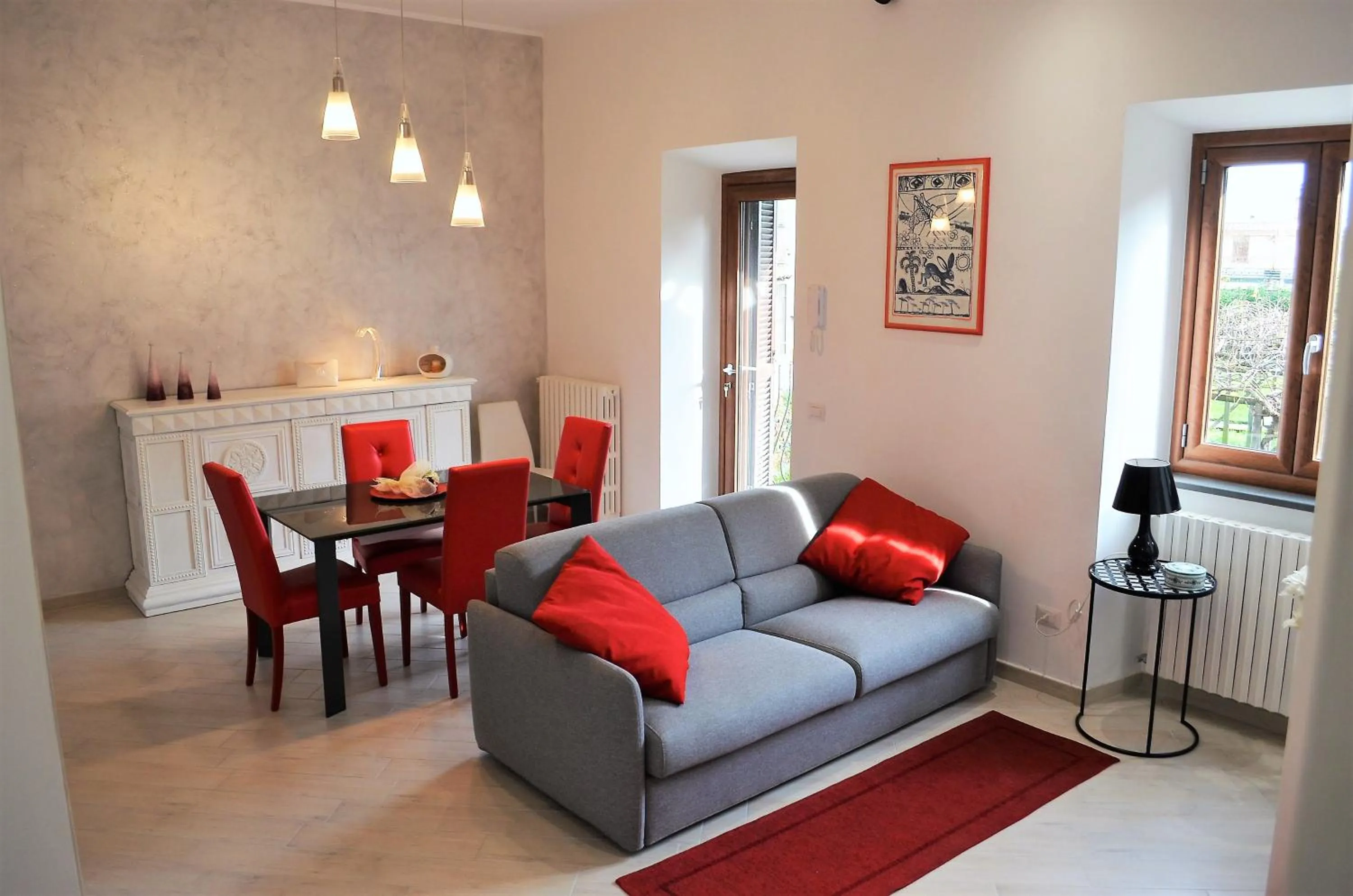 Communal lounge/ TV room in Il giardino di Elena