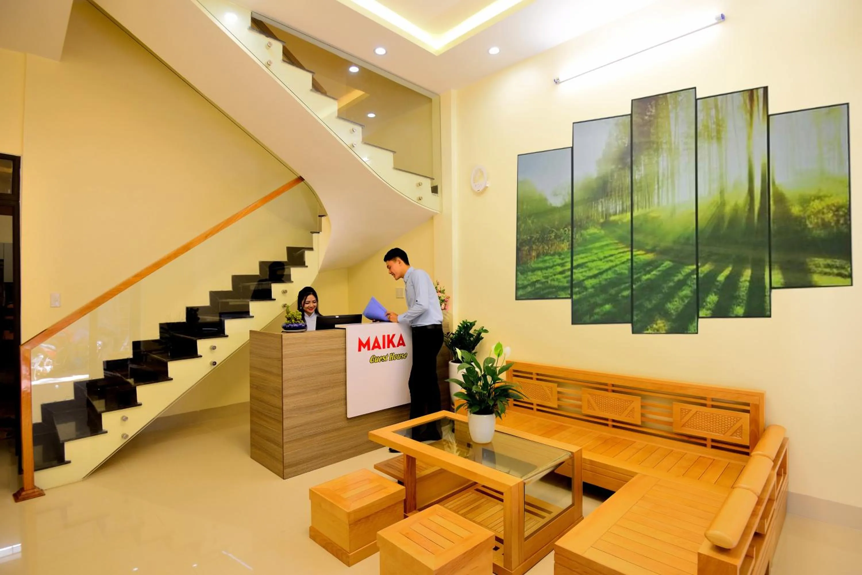 Decorative detail in Guest House Maika