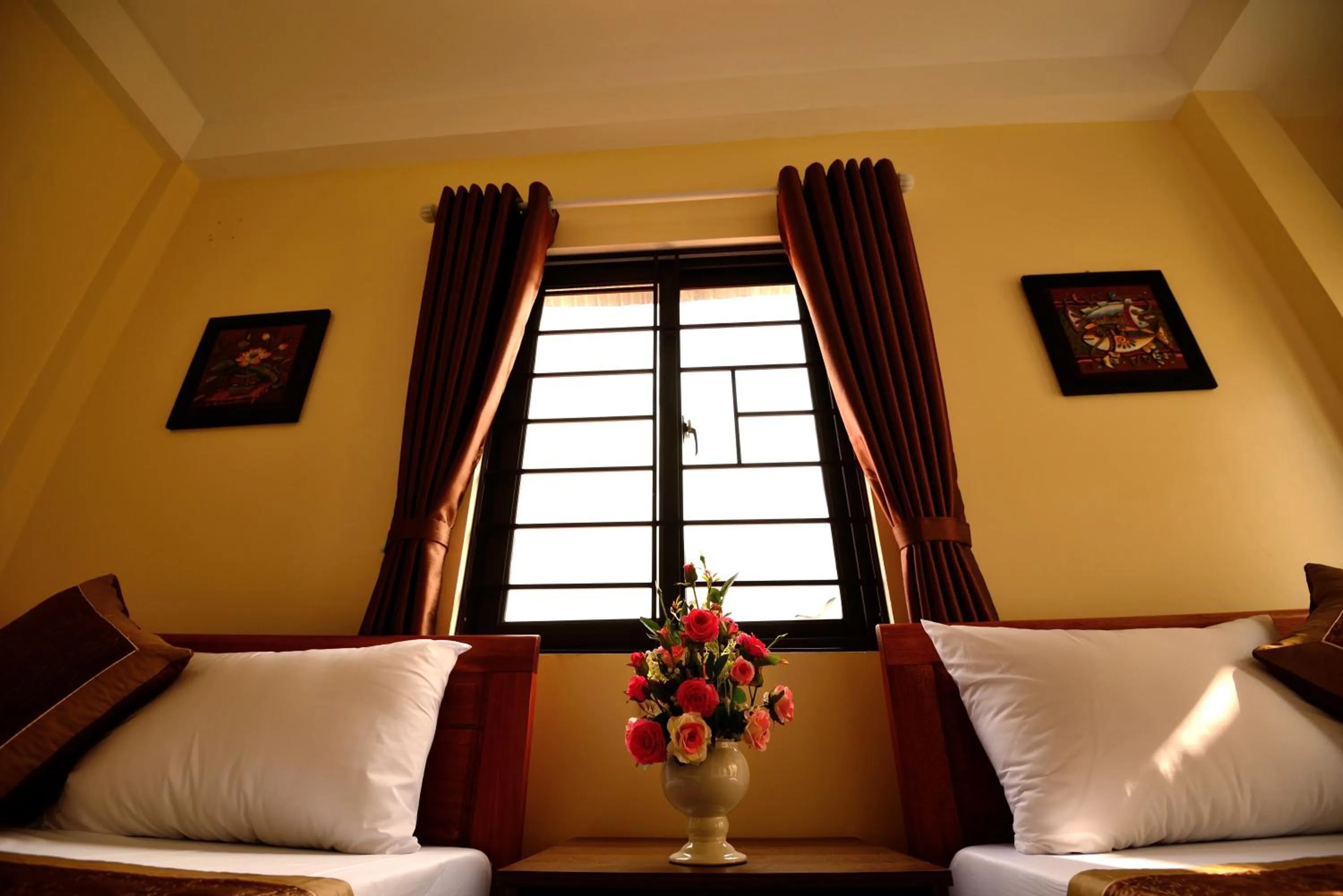 View (from property/room), Bed in Guest House Maika