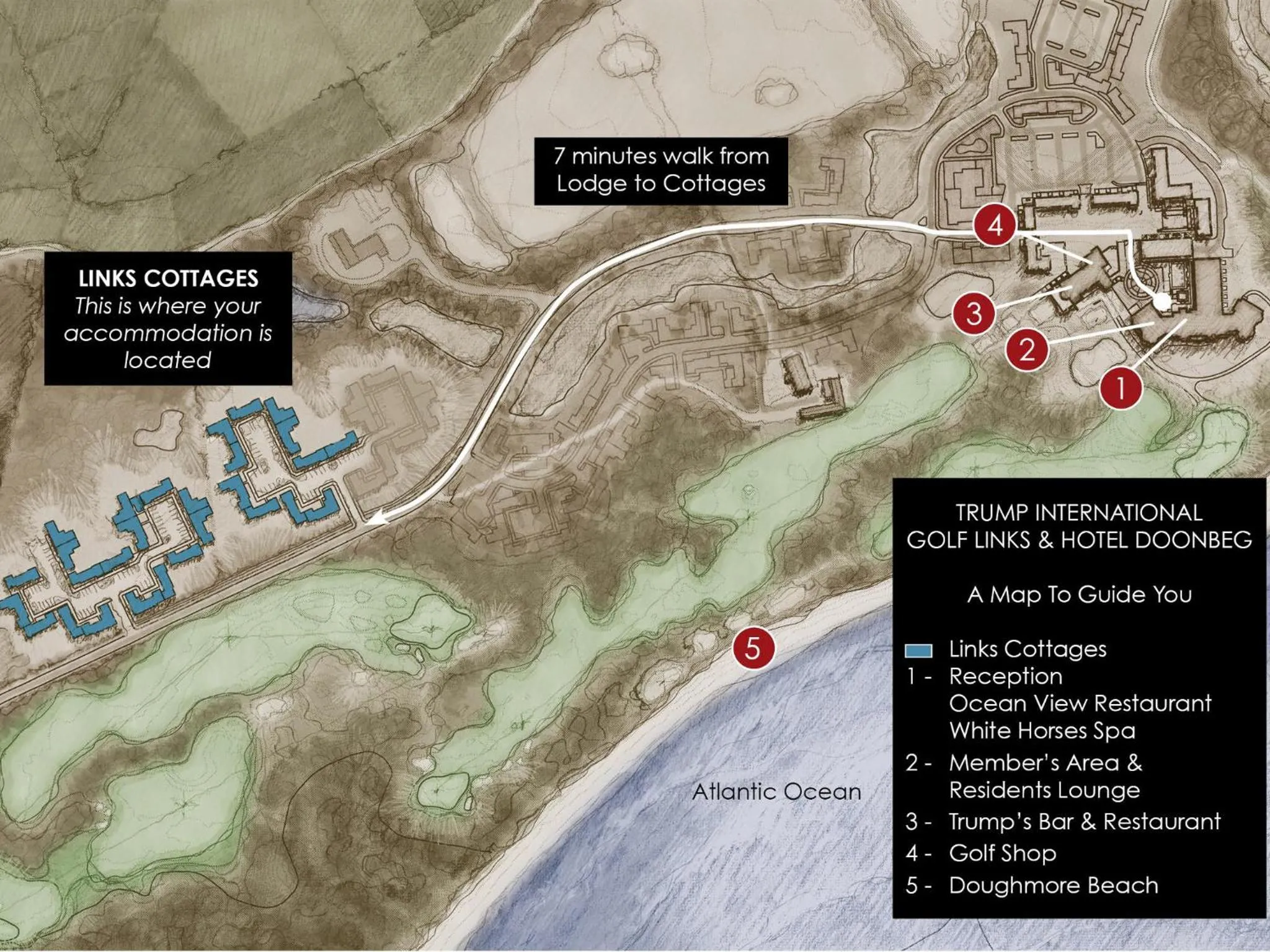 Area and facilities in Trump International Golf Links & Hotel Doonbeg Ireland