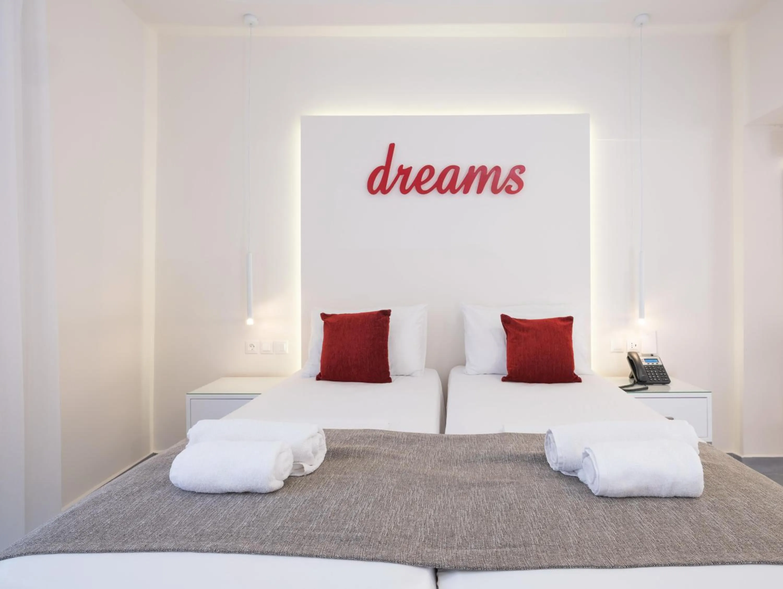 Bed in Eva Mare Hotel & Suites - Adults only