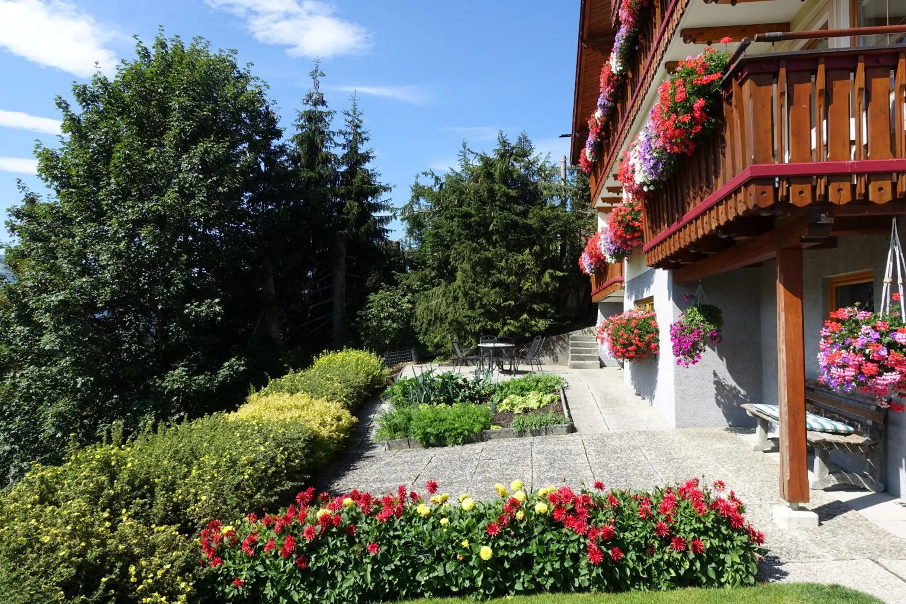 Garden in Pension Felsenheim