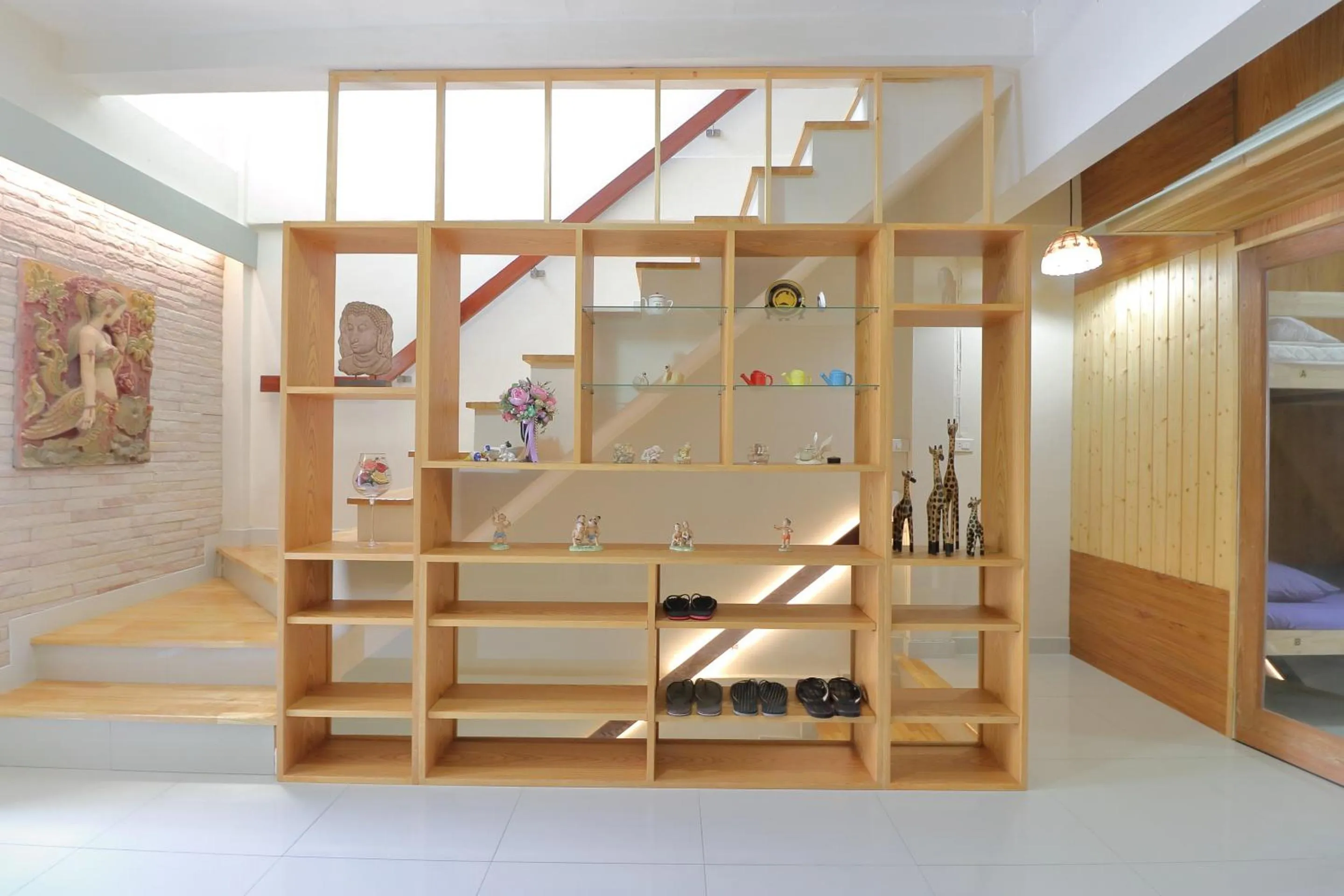 Lobby or reception in Saen Sabai Hostel