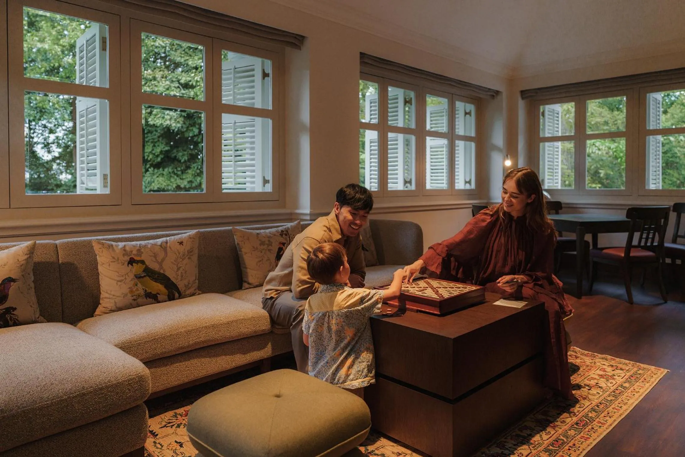 People in Capella Singapore