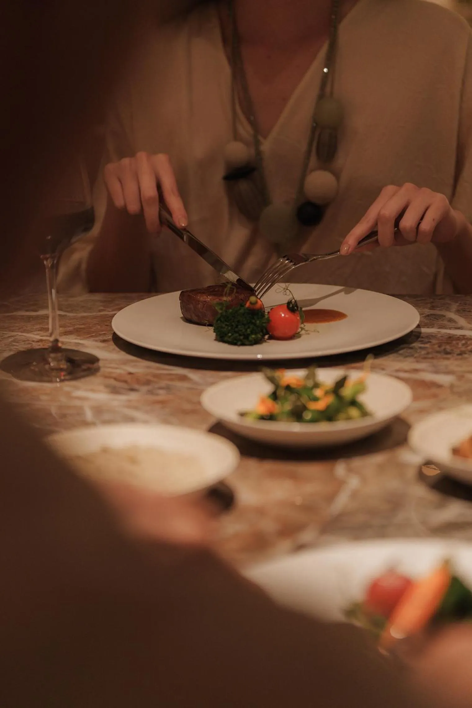 People in Capella Singapore