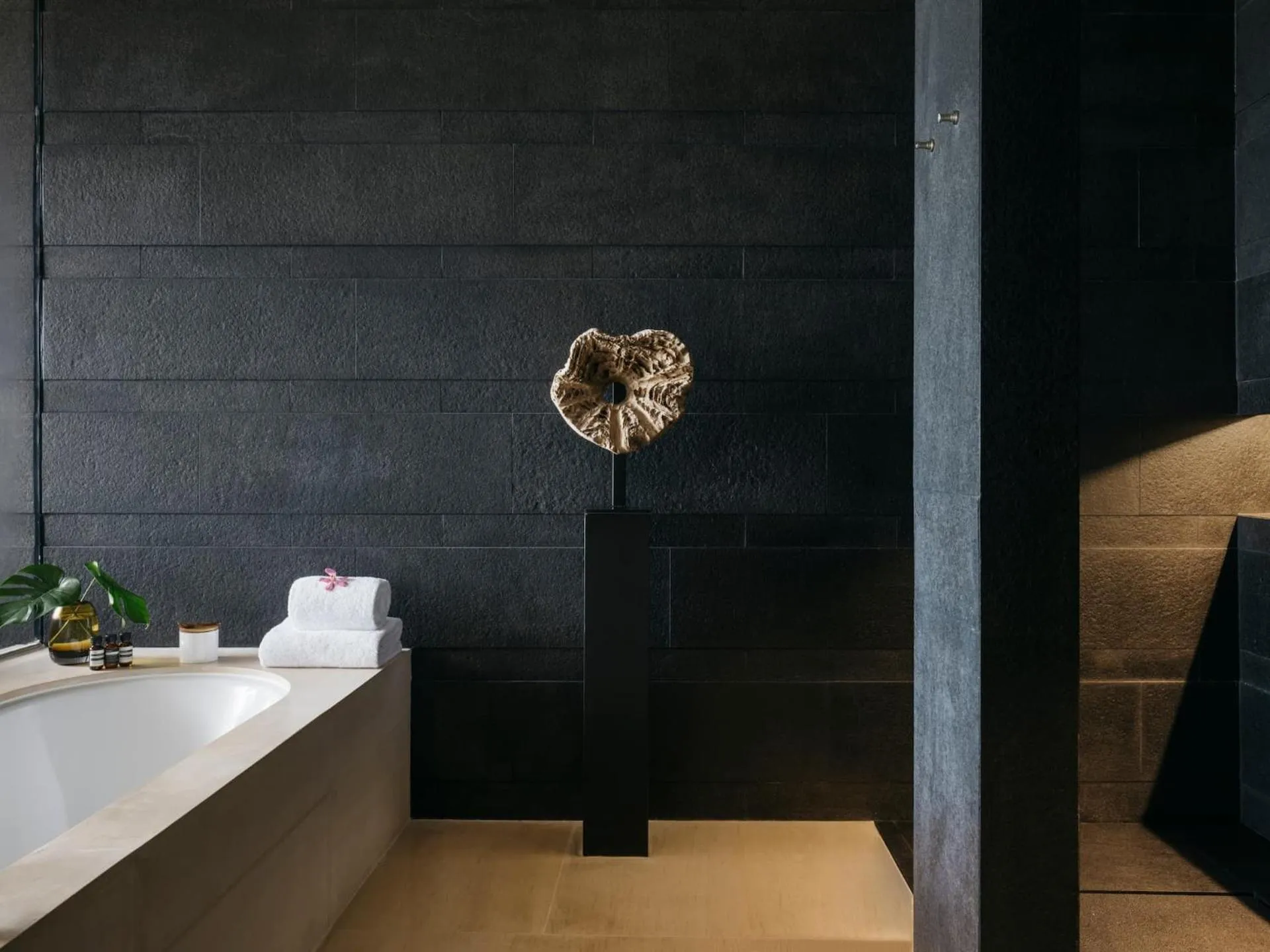 Bathroom in Capella Singapore