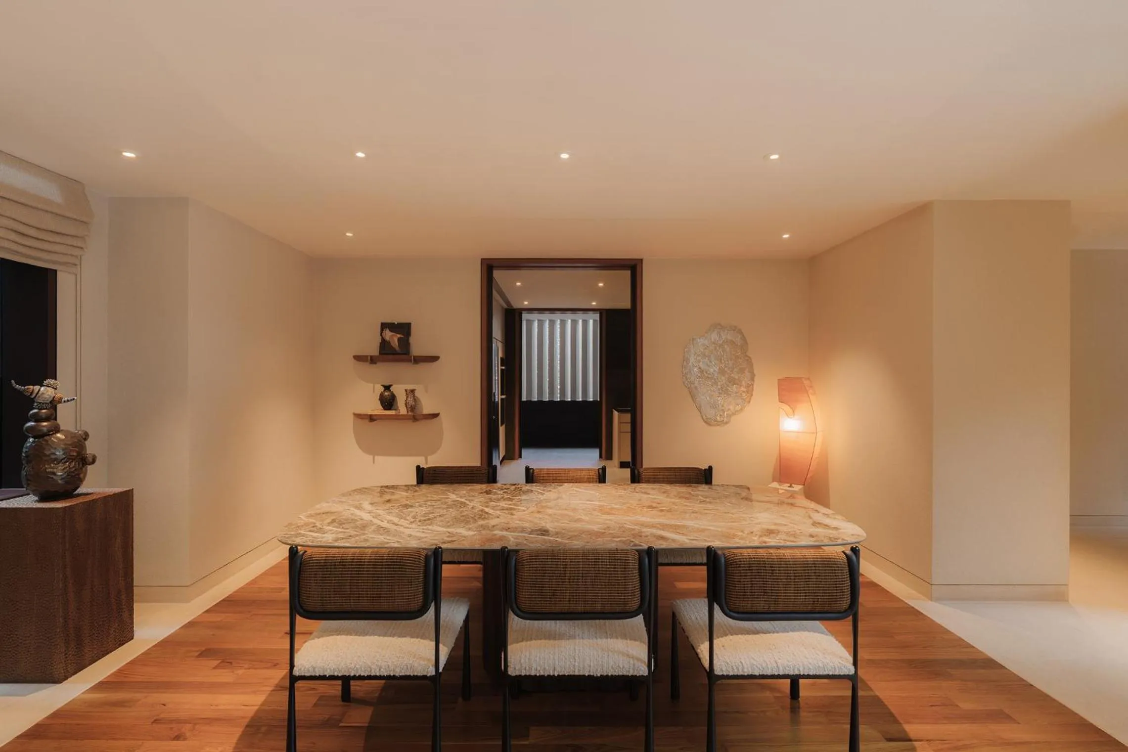 Dining area in Capella Singapore