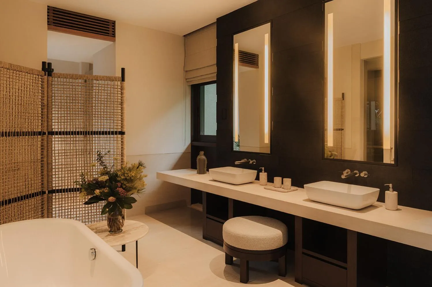 Bathroom in Capella Singapore