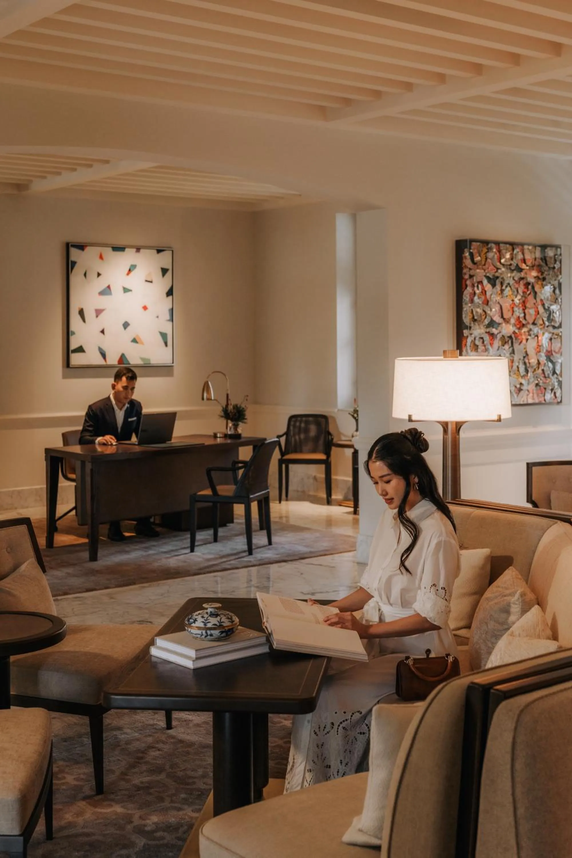 Lobby or reception in Capella Singapore