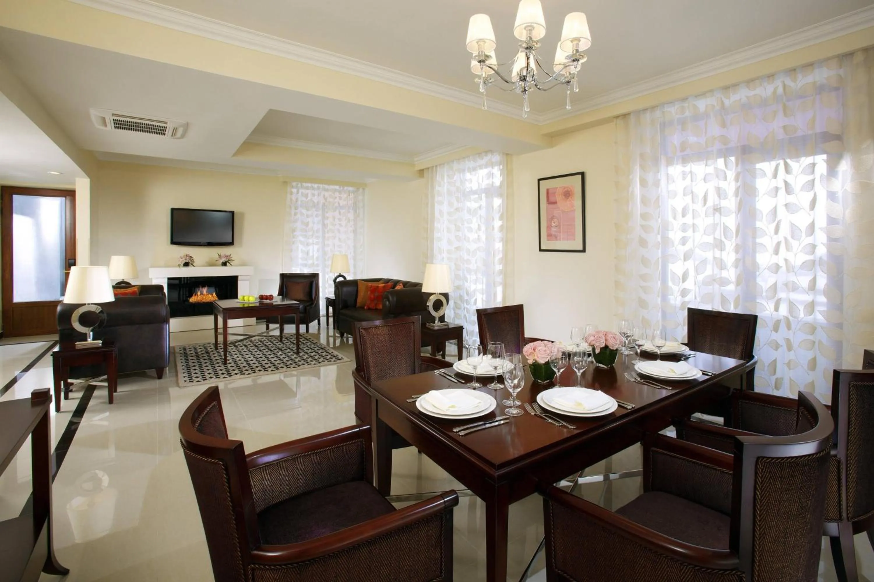 Living room in Tsaghkadzor Marriott Hotel