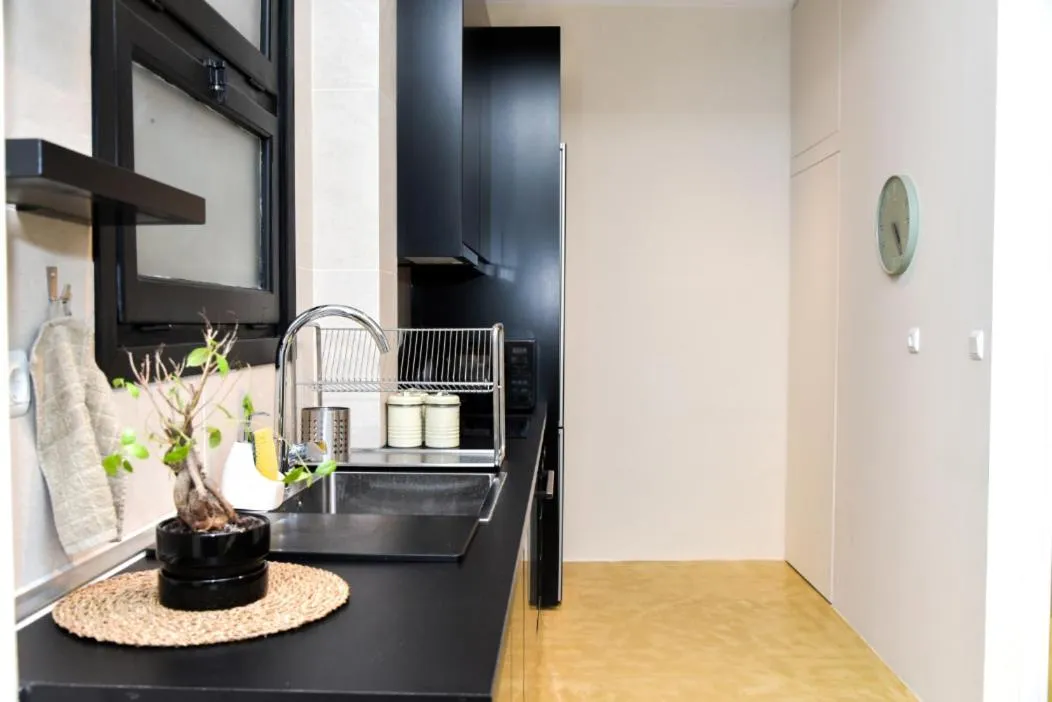 kitchen in Central apartment at Echarxia 2 beds for 5 pers by MPS