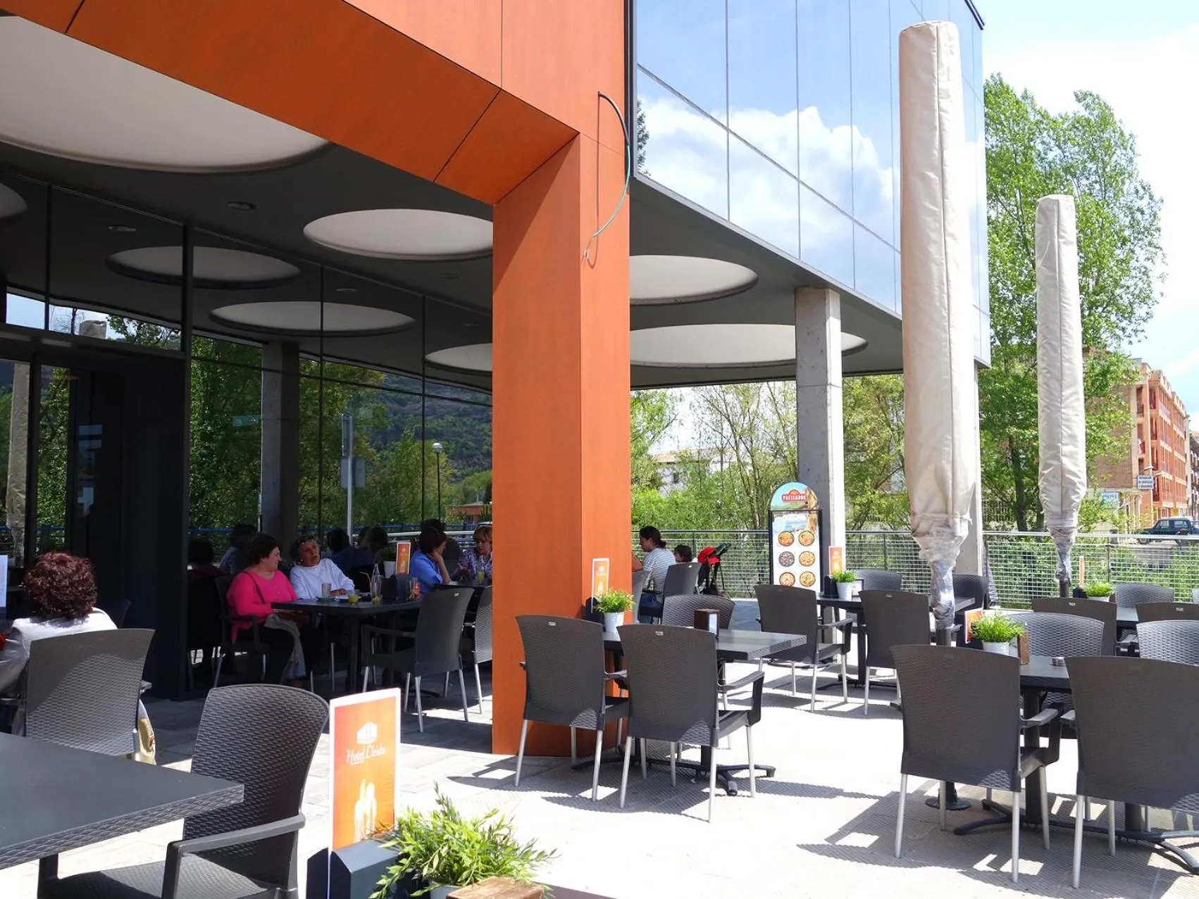 Balcony/Terrace in Hospedium Hotel Lleida