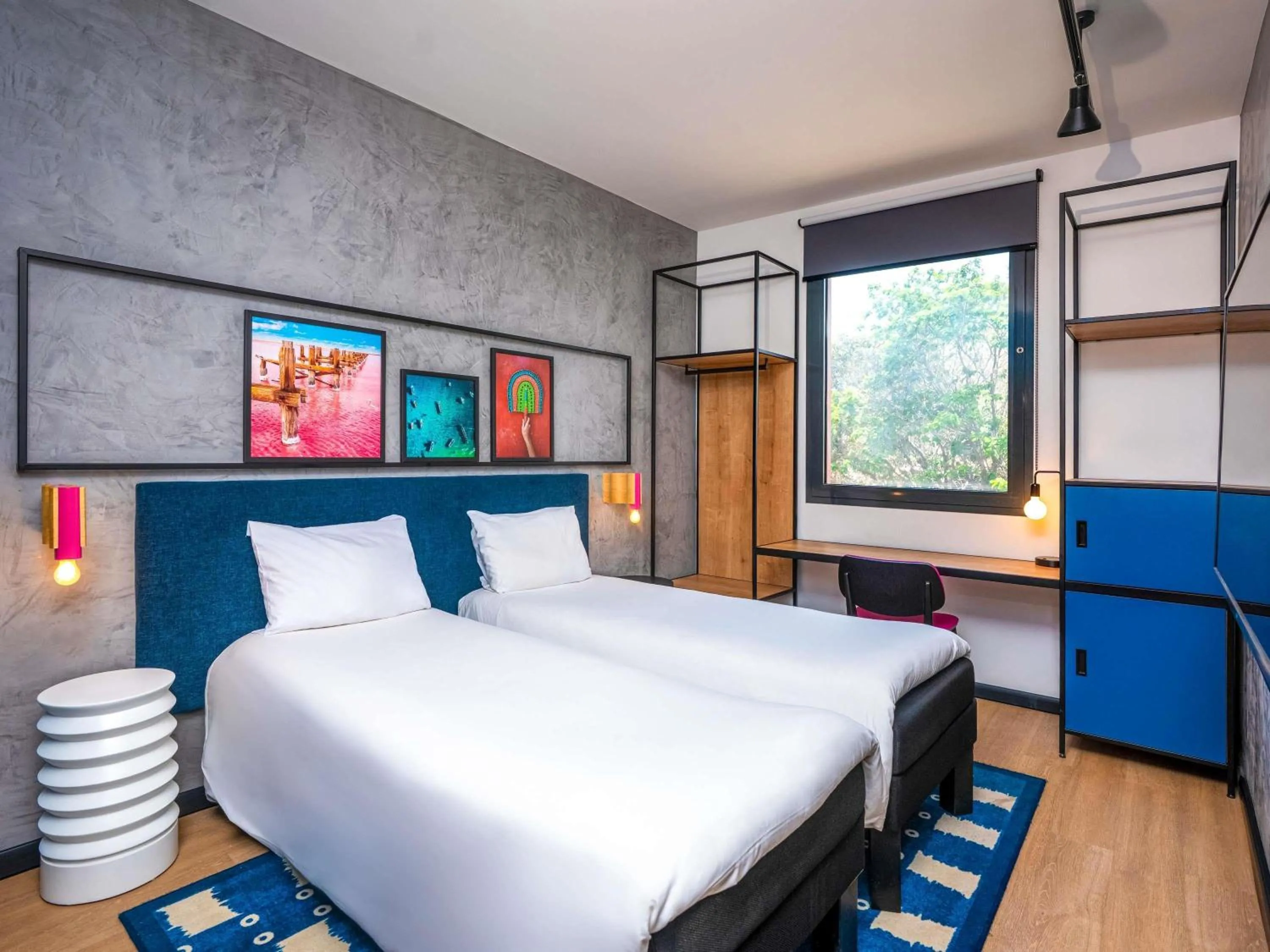 Bedroom, Bed in Ibis Styles Dakar