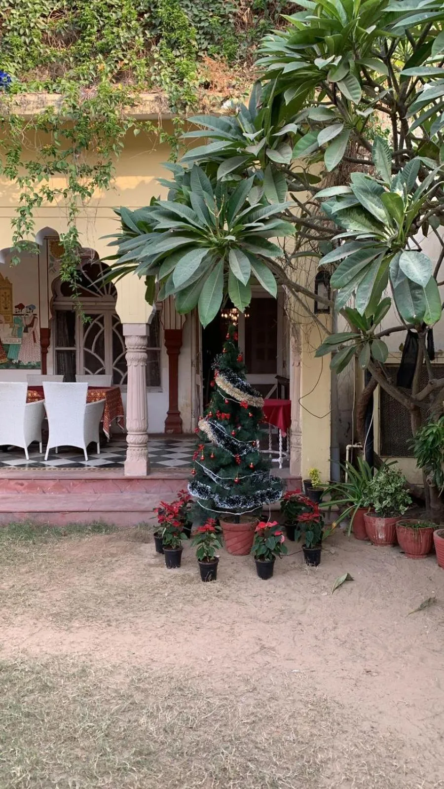 Patio in Hotel Bissau Palace