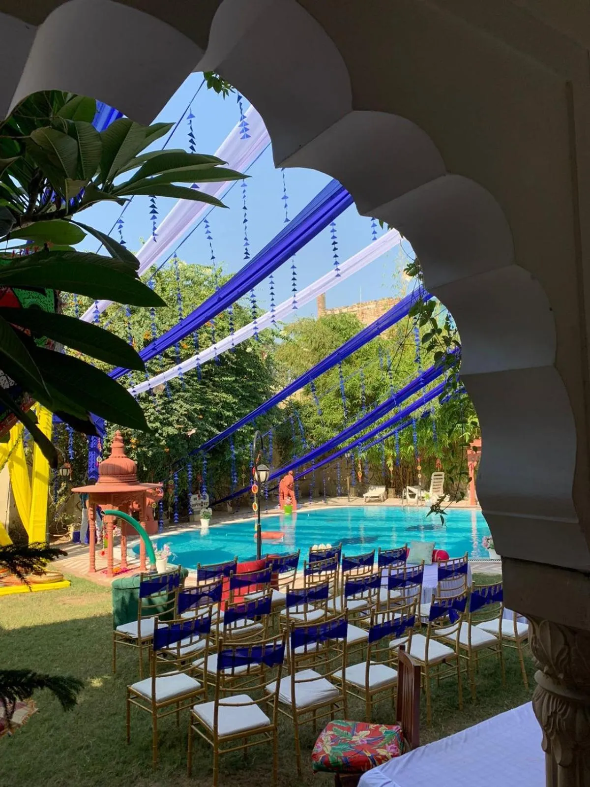 Swimming pool in Hotel Bissau Palace