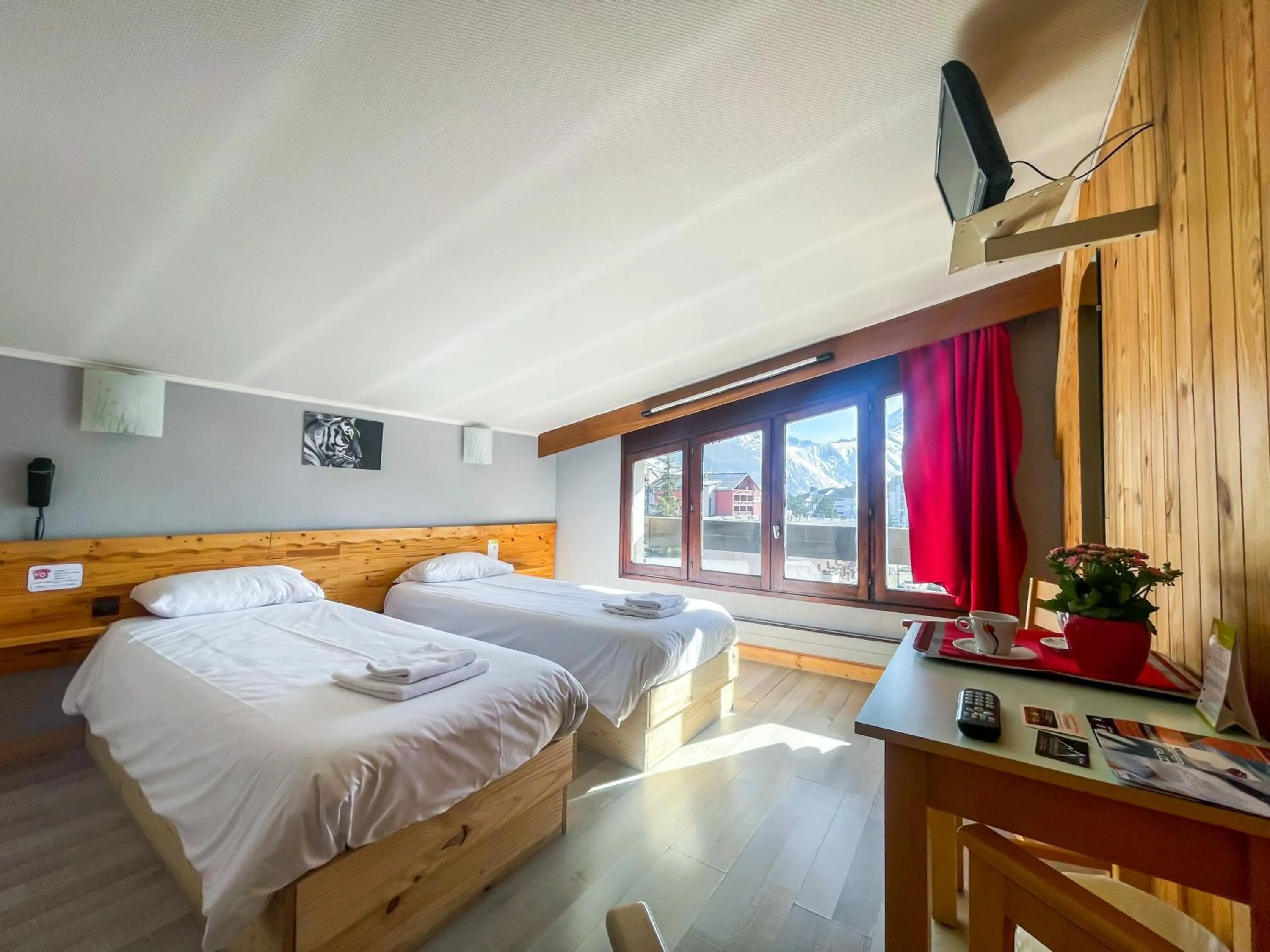 Bed in Atmosphere Hotel