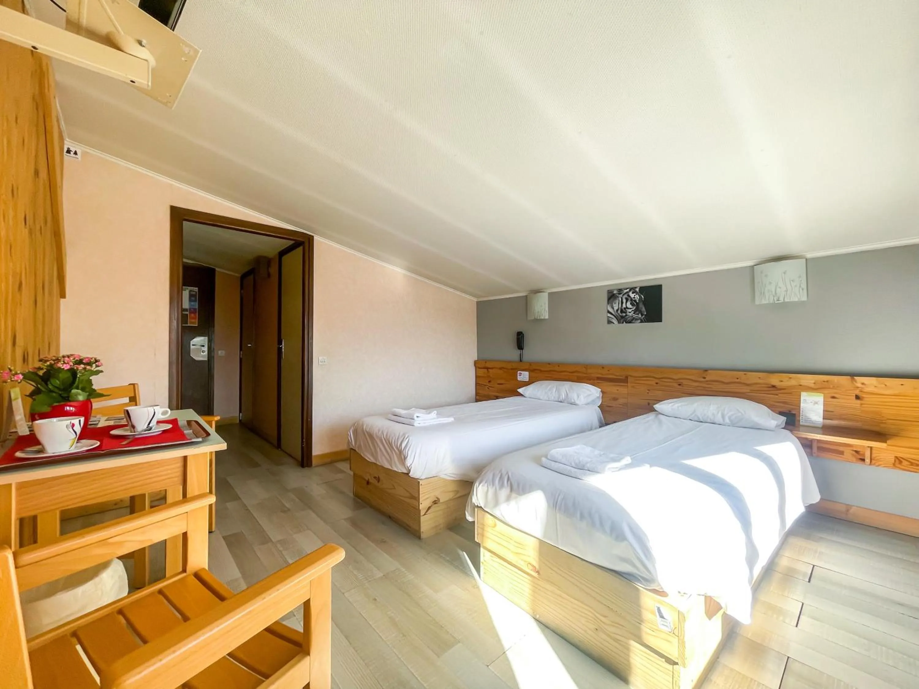 Bed in Atmosphere Hotel