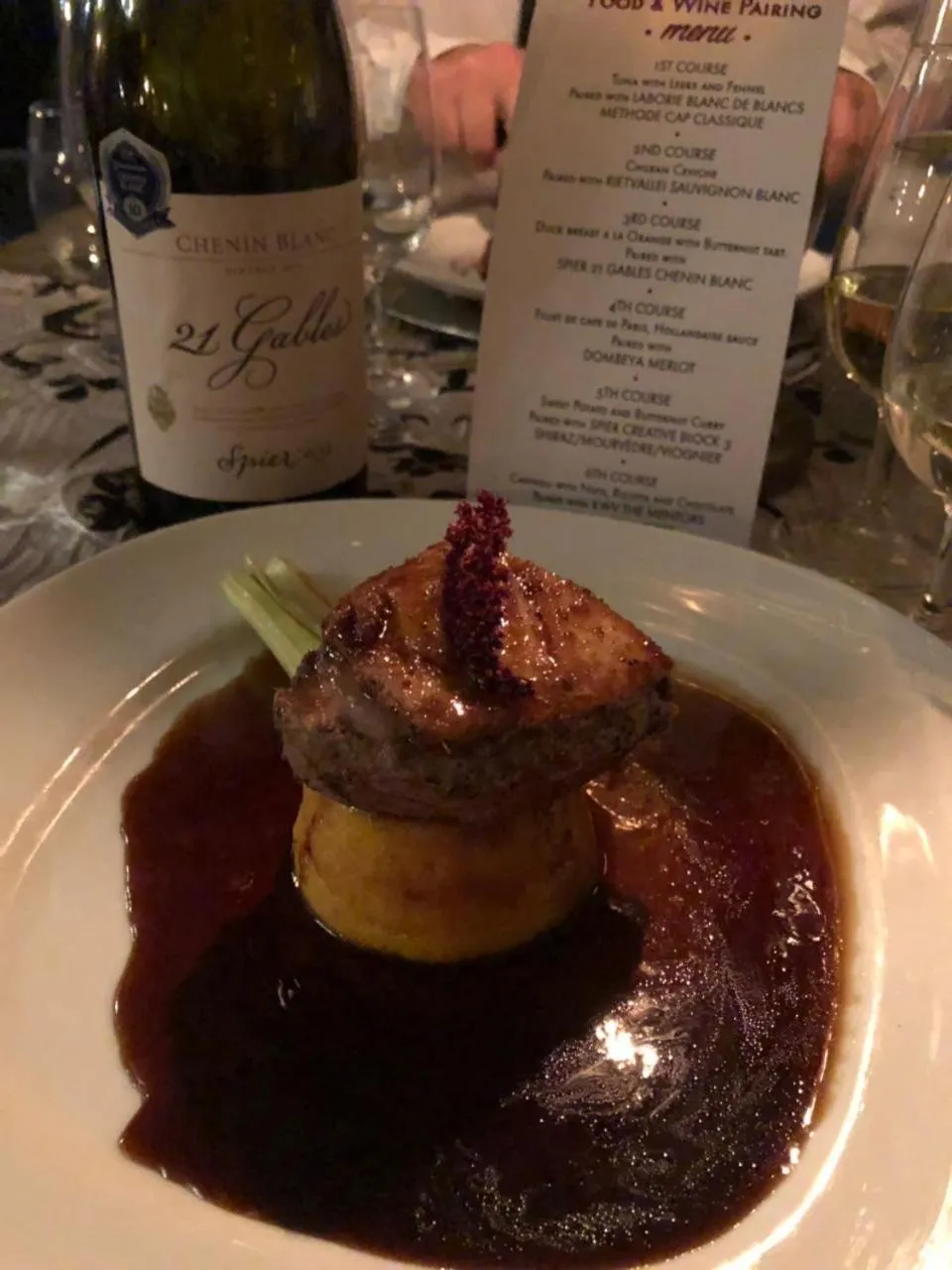 Food close-up in Casa Toscana Lodge