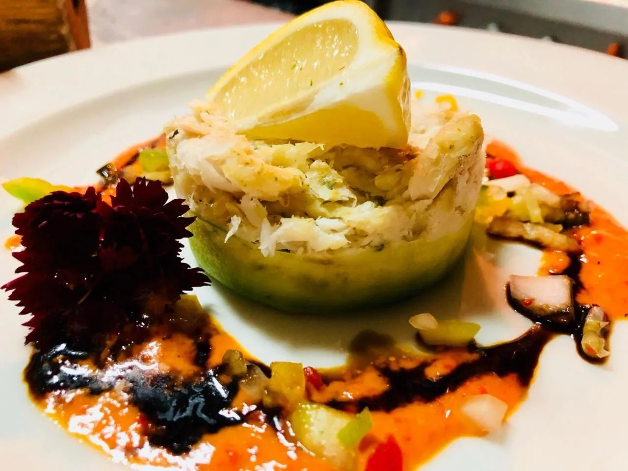 Food close-up in Casa Toscana Lodge