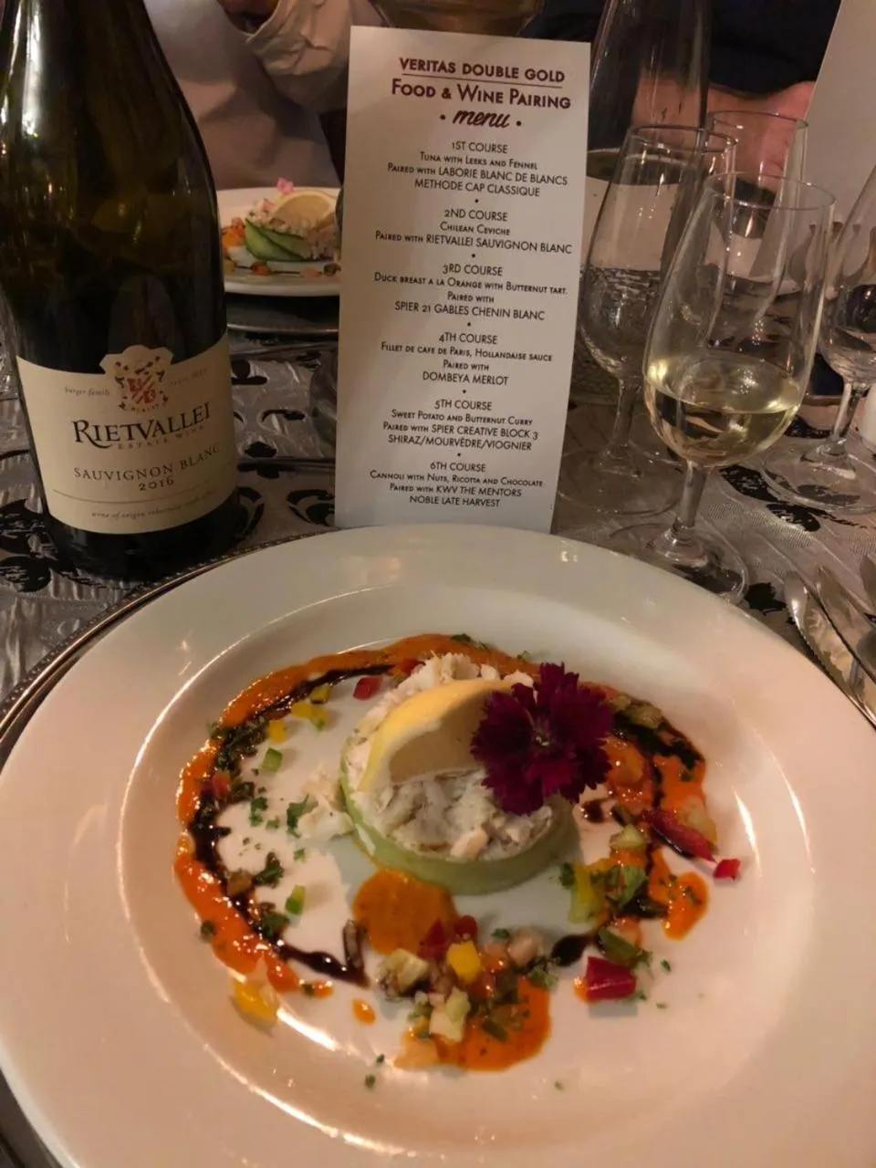 Food close-up in Casa Toscana Lodge