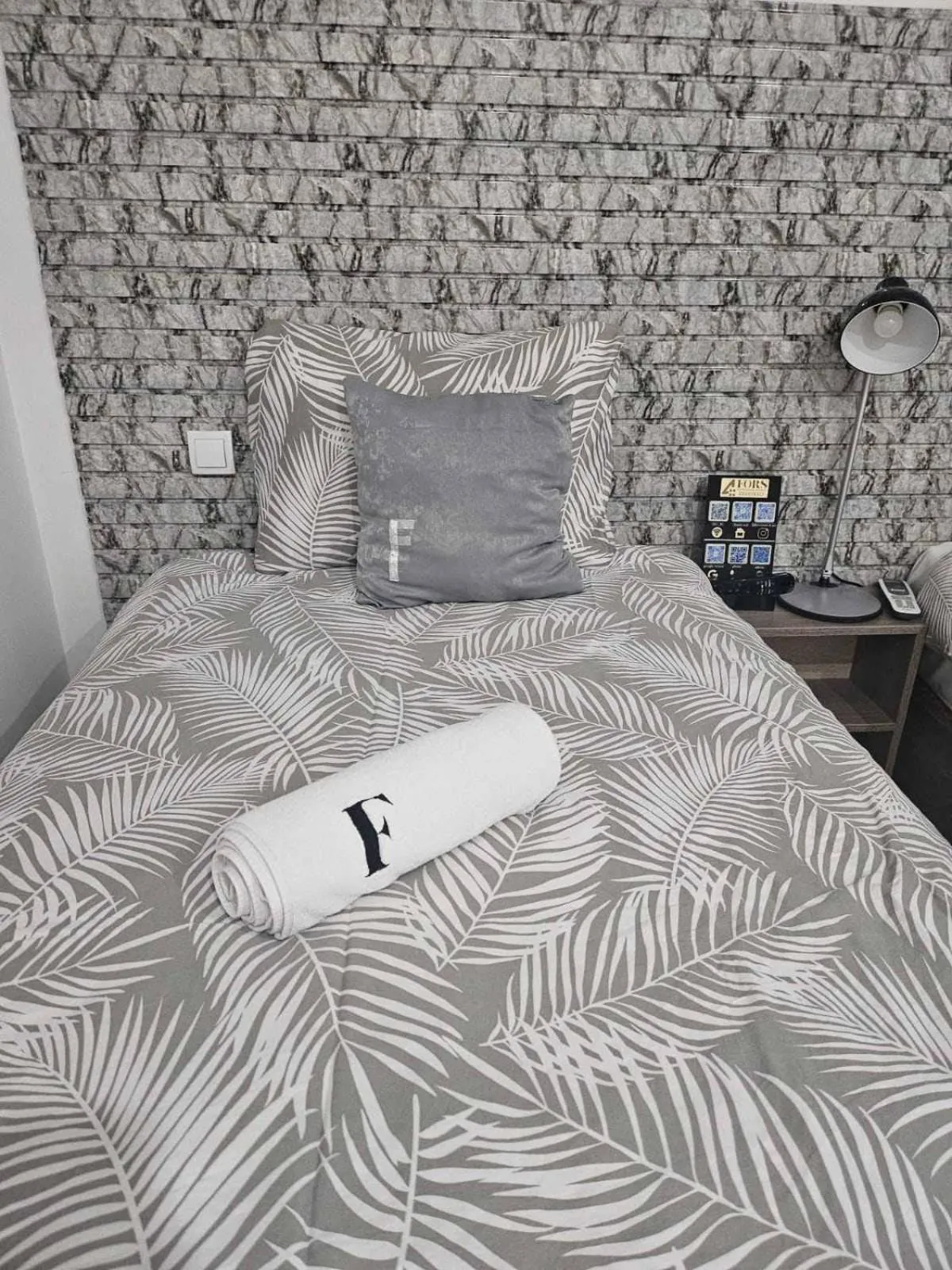 Bed in ForS Resort & Spa