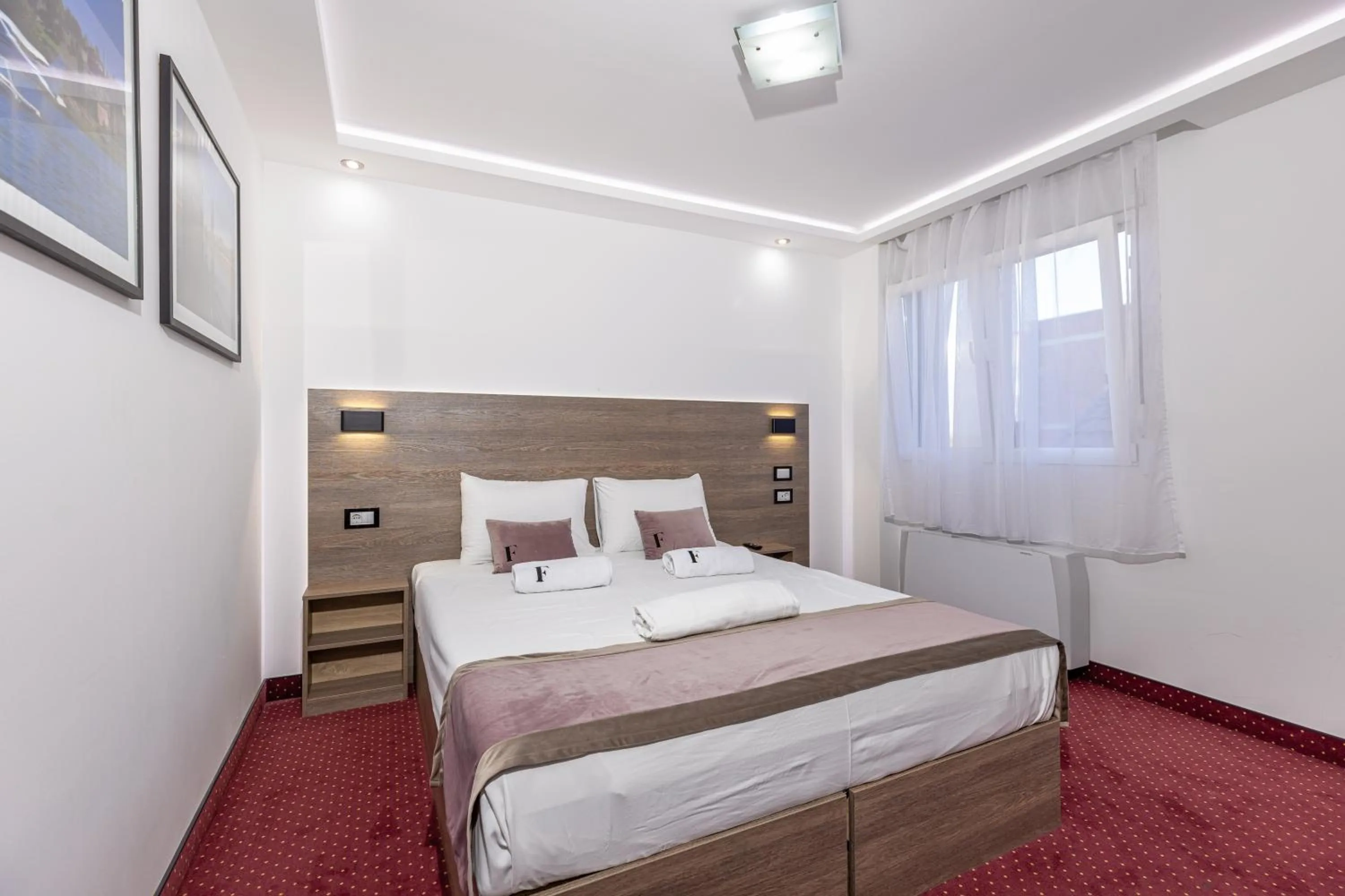 Bed in ForS Resort & Spa