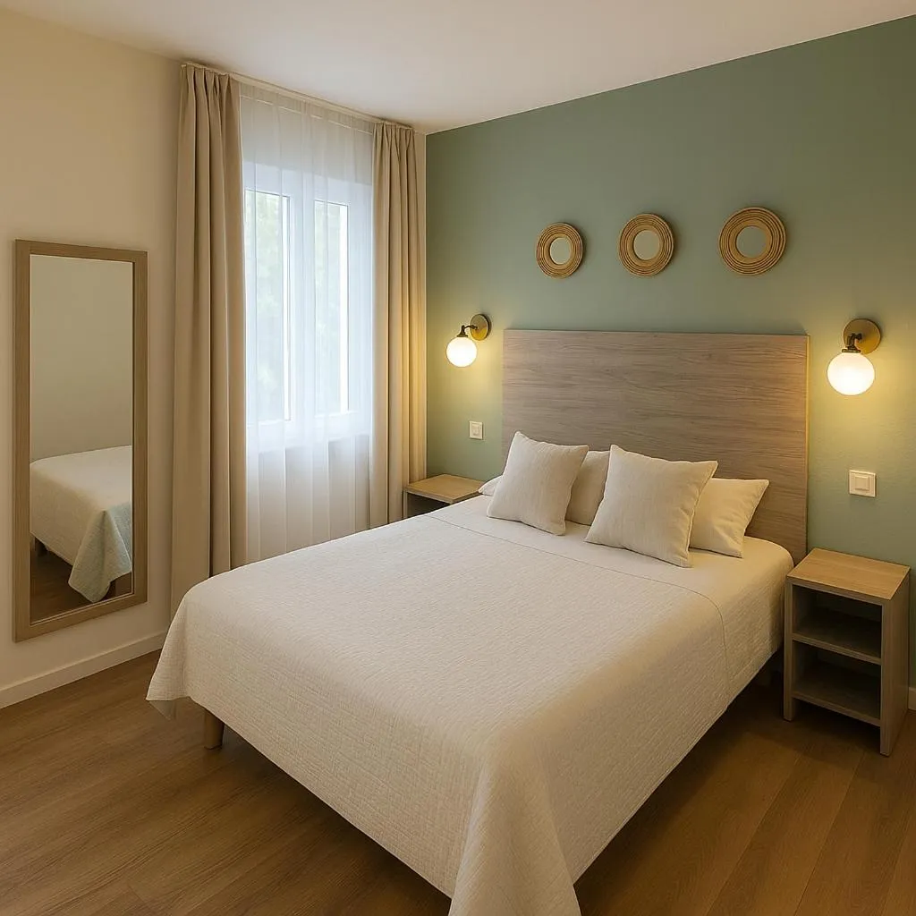 Bed in Thoiry Étoile Lodge