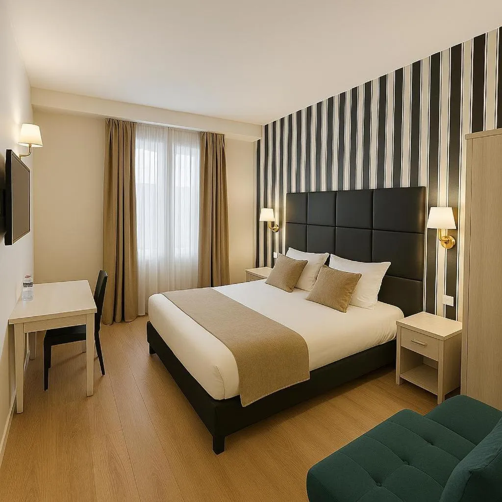 Bed in Thoiry Étoile Lodge