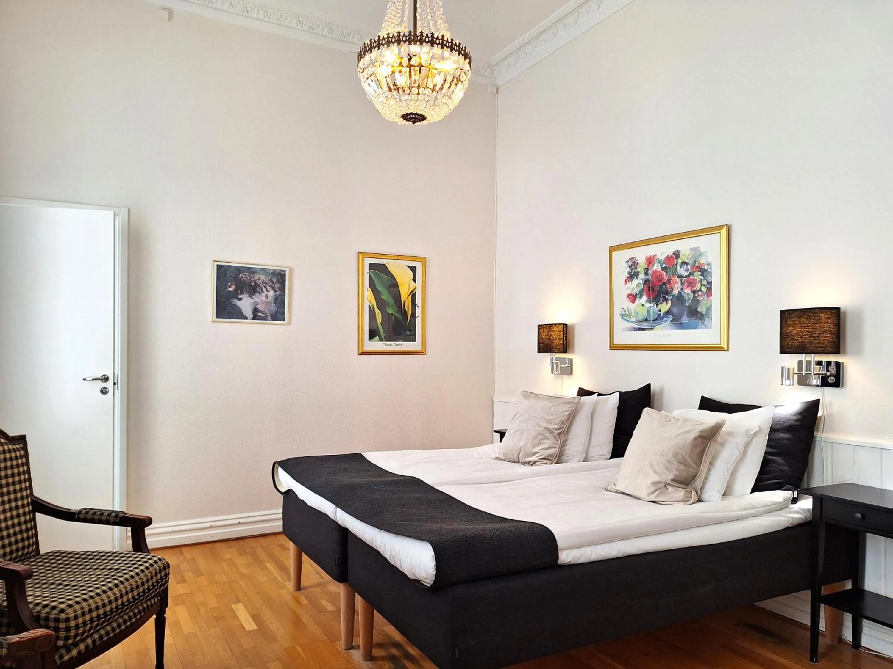 Bedroom, Bed in Hotell Linnéa - Helsingborg