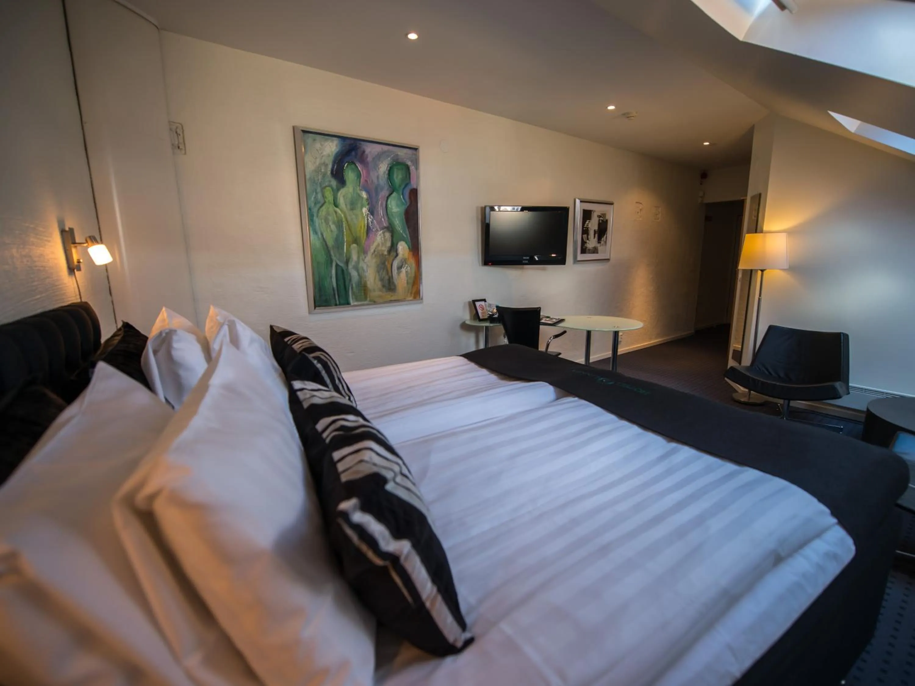 Bedroom, Bed in Hotell Linnéa - Helsingborg