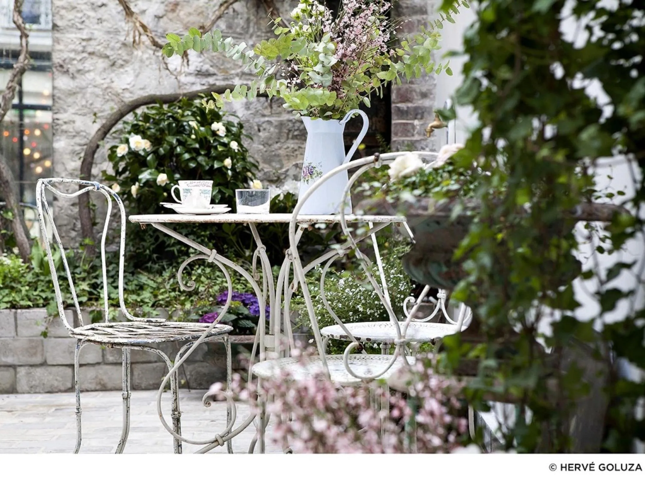 Garden in Hôtel Henriette