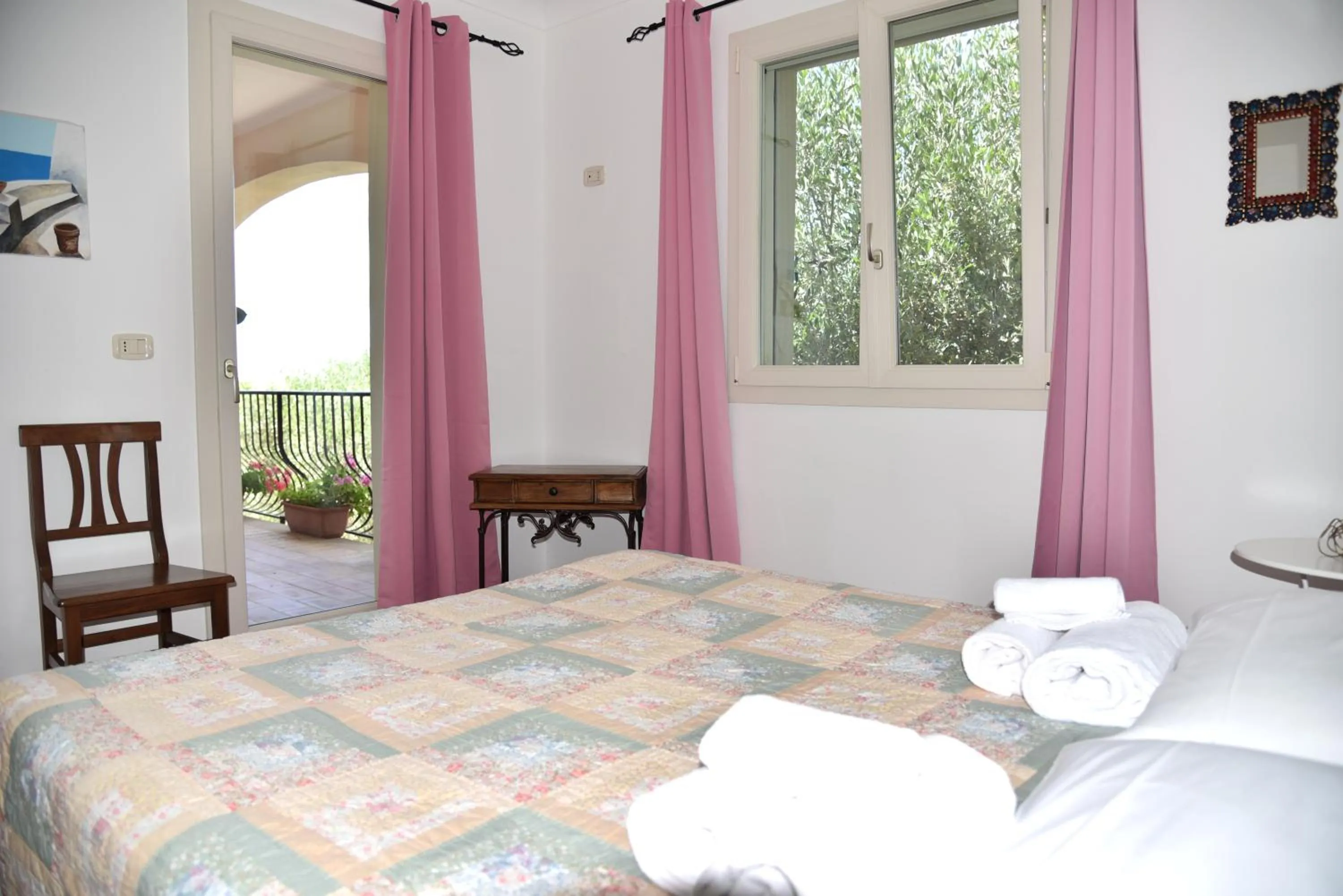 Bedroom, Bed in Villa Santa Sofia