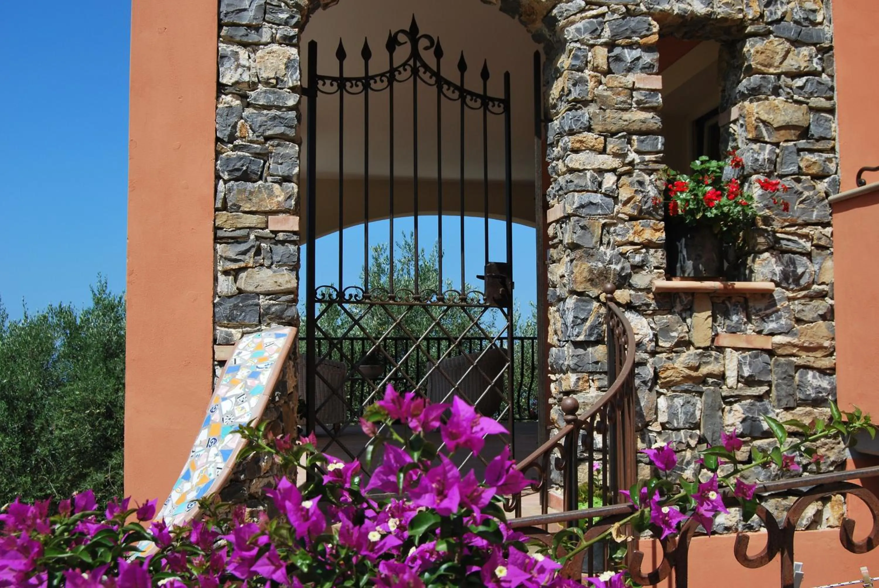 Facade/entrance in Villa Santa Sofia