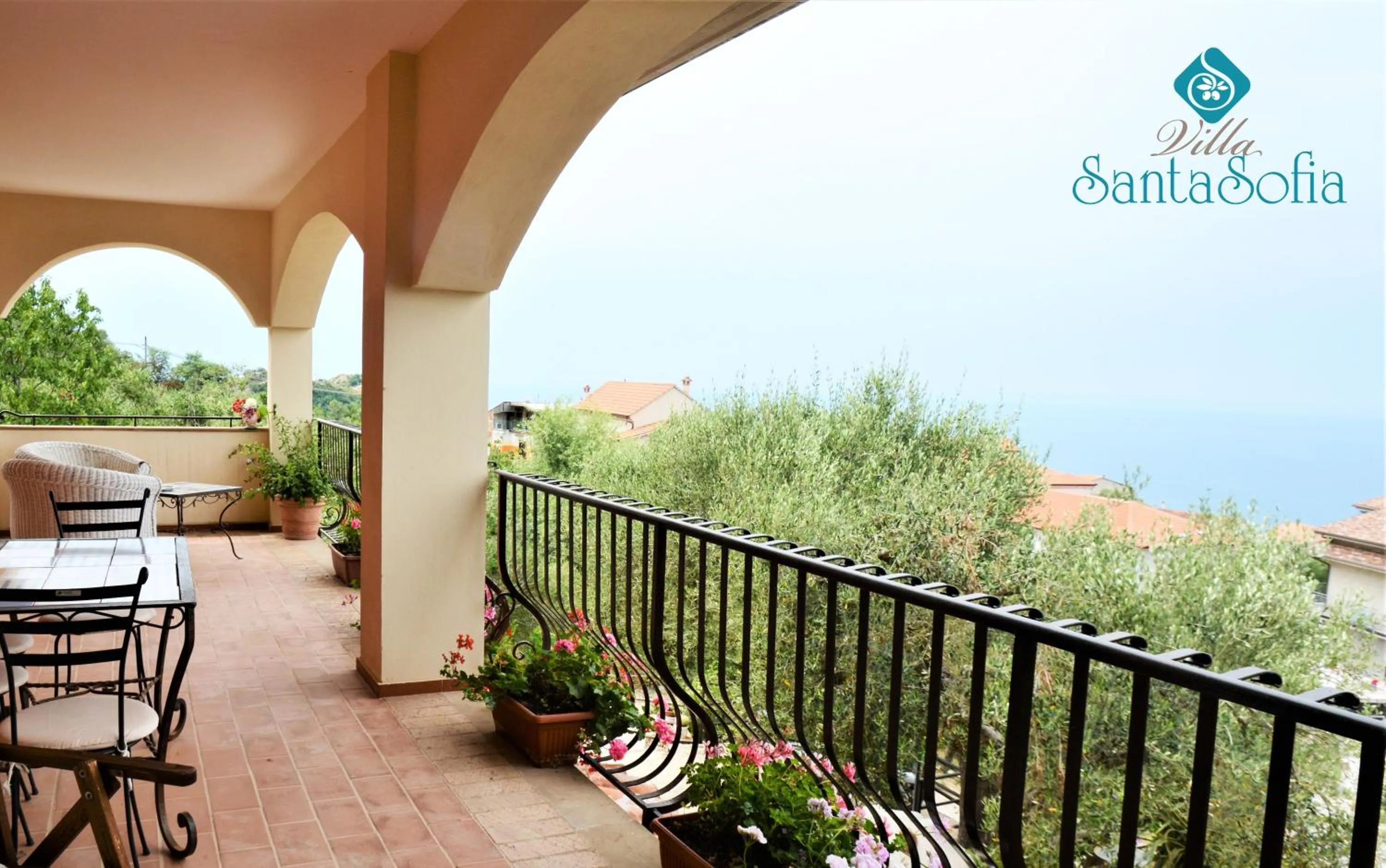 Balcony/Terrace in Villa Santa Sofia