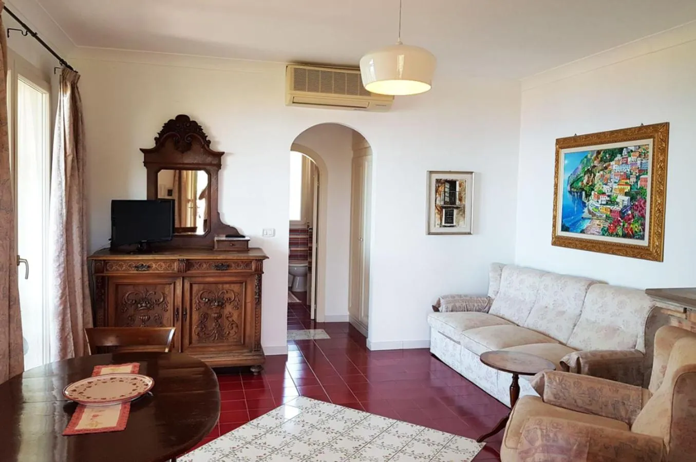 Living room in Villa Santa Sofia