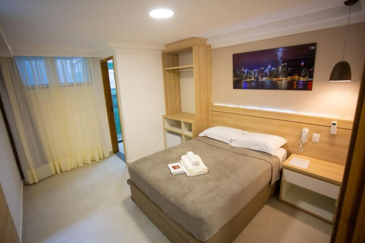 Bed in Pousada Nascer do Sol