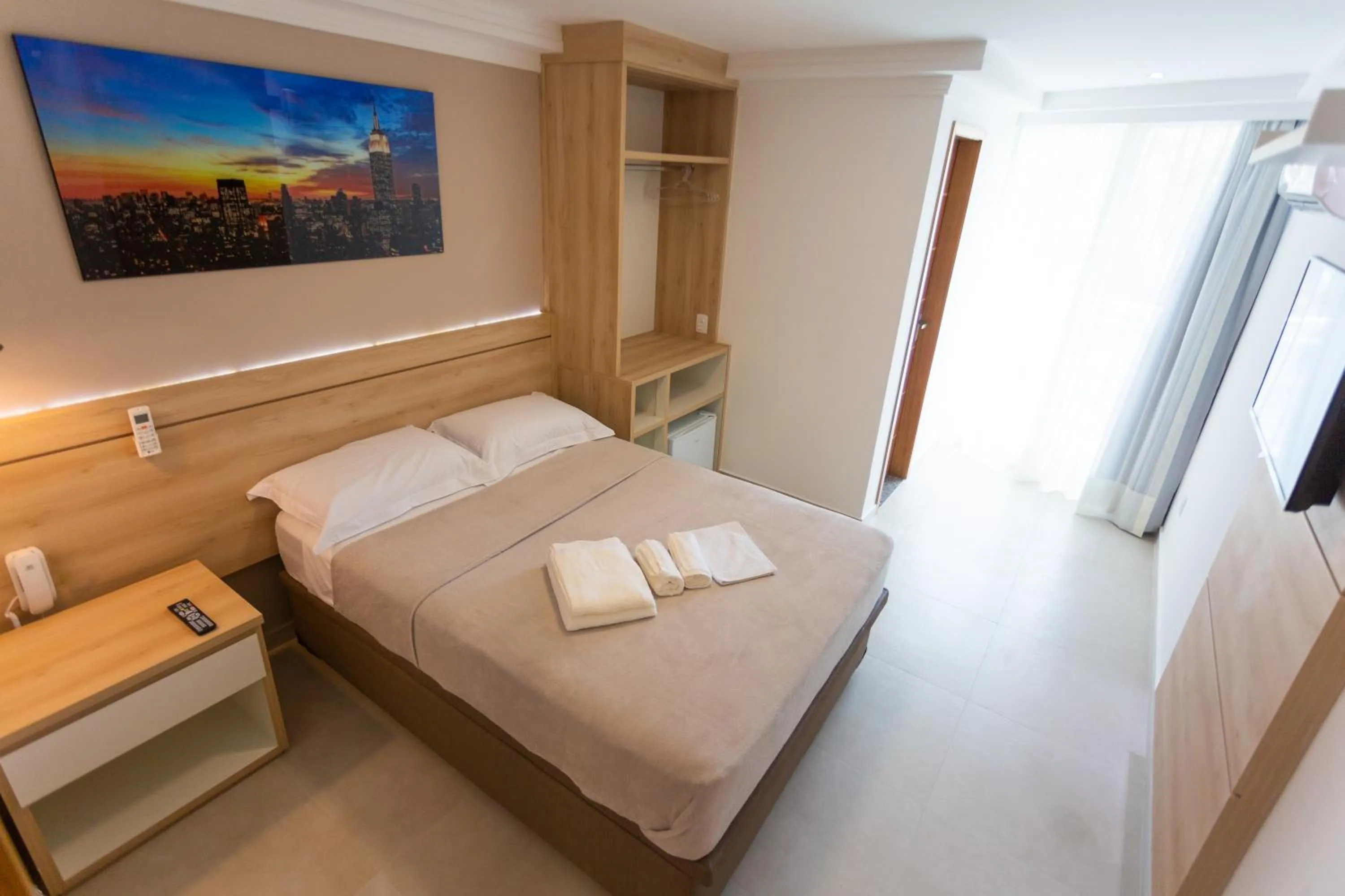 Bed in Pousada Nascer do Sol