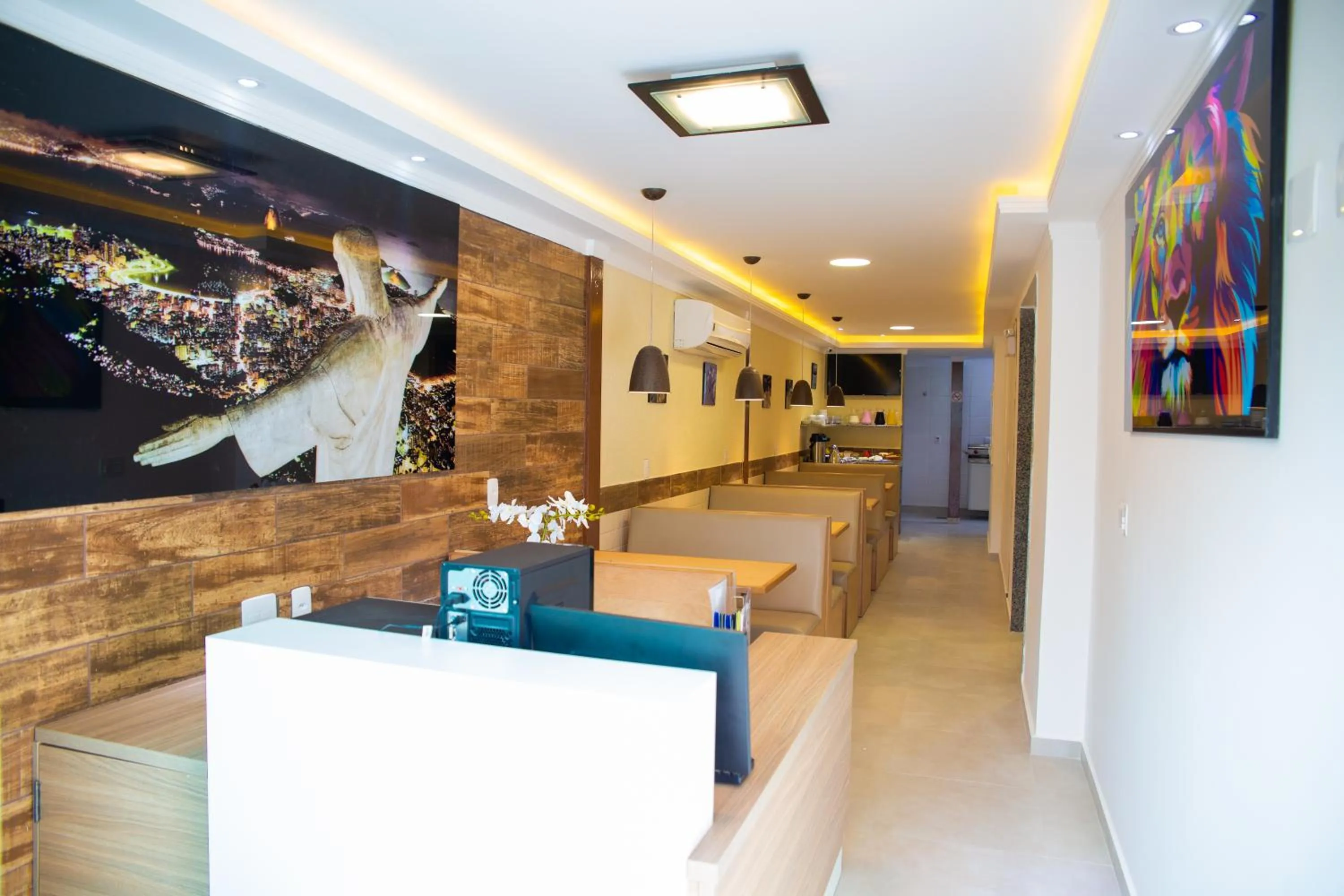 Lobby or reception in Pousada Nascer do Sol