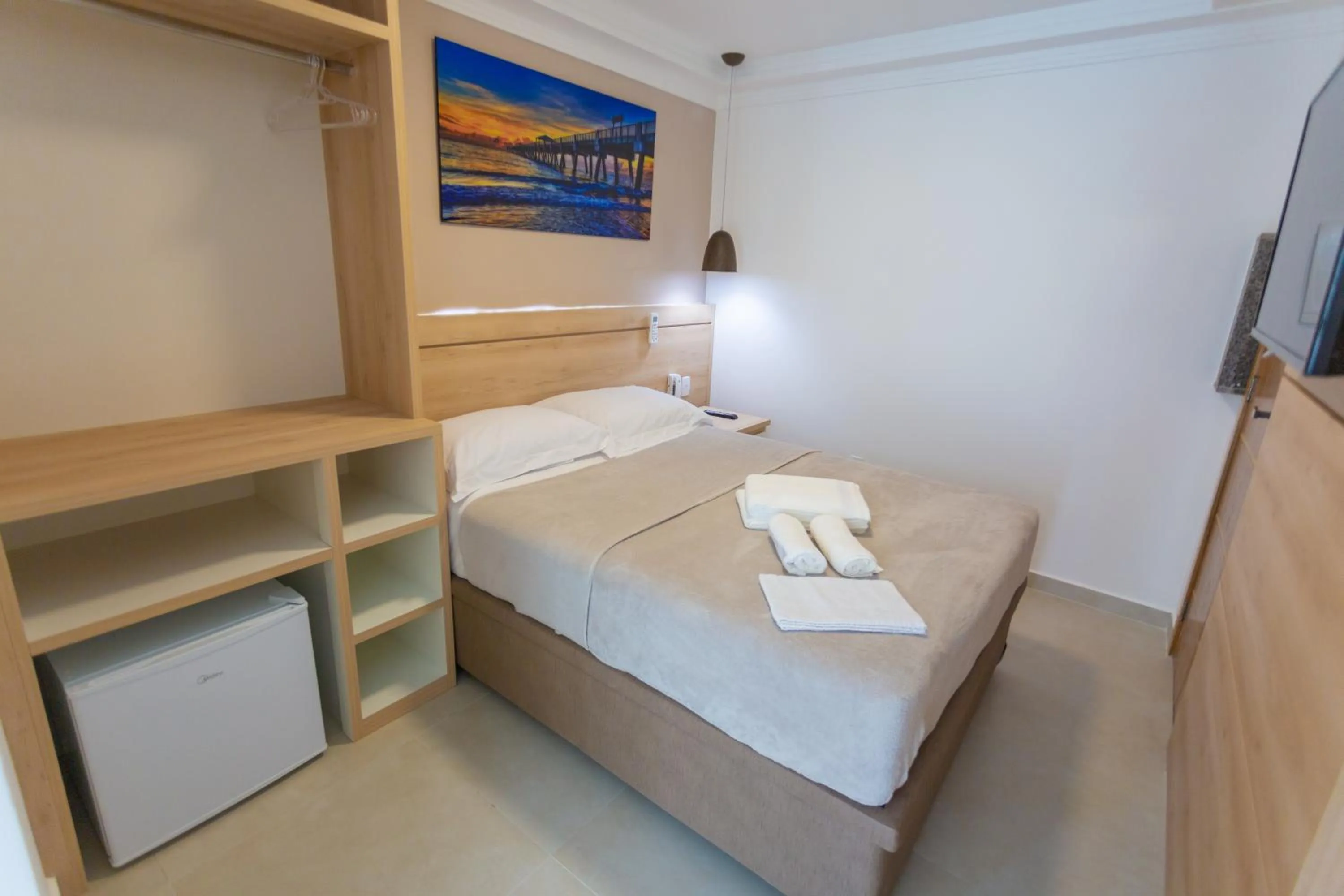 Bed in Pousada Nascer do Sol