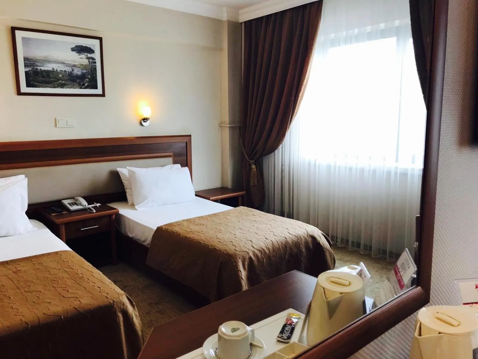 Bed in Hotel Villa Marina