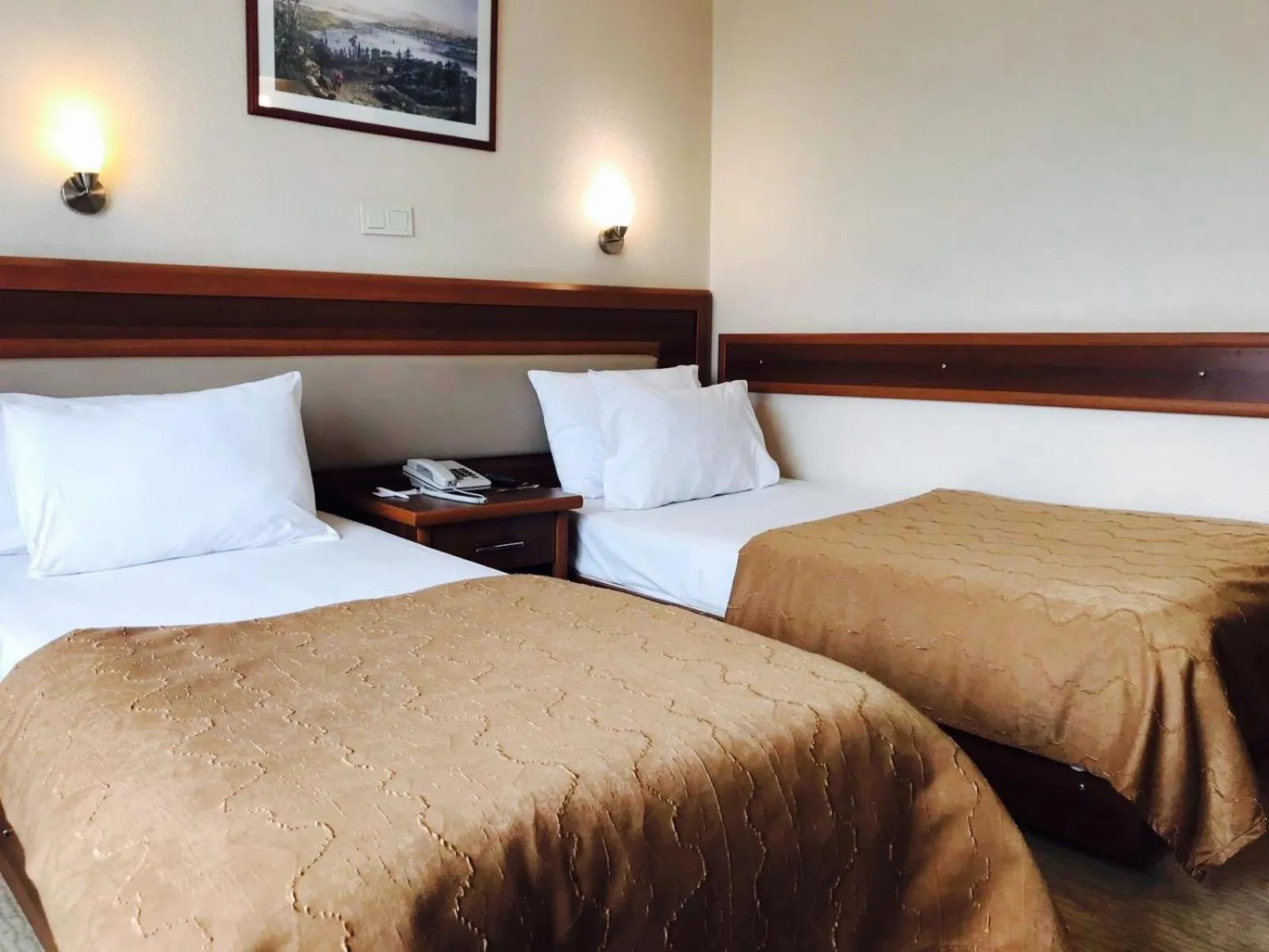 Bed in Hotel Villa Marina