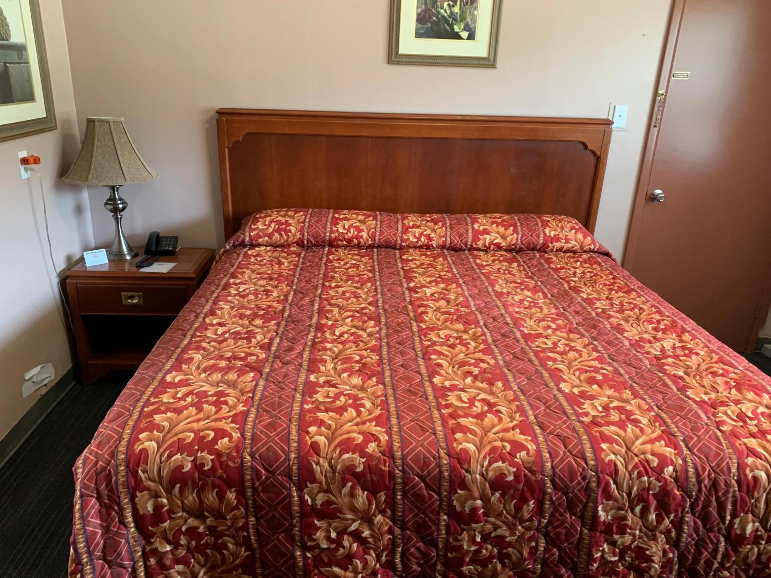 Bed in The Silver Birch Motel