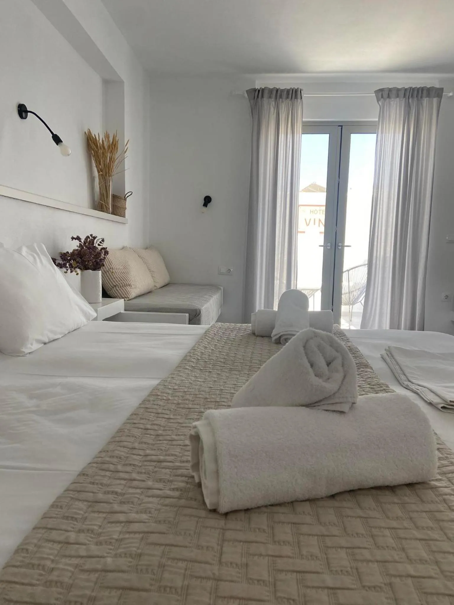 Bed in Vina Beach Hotel