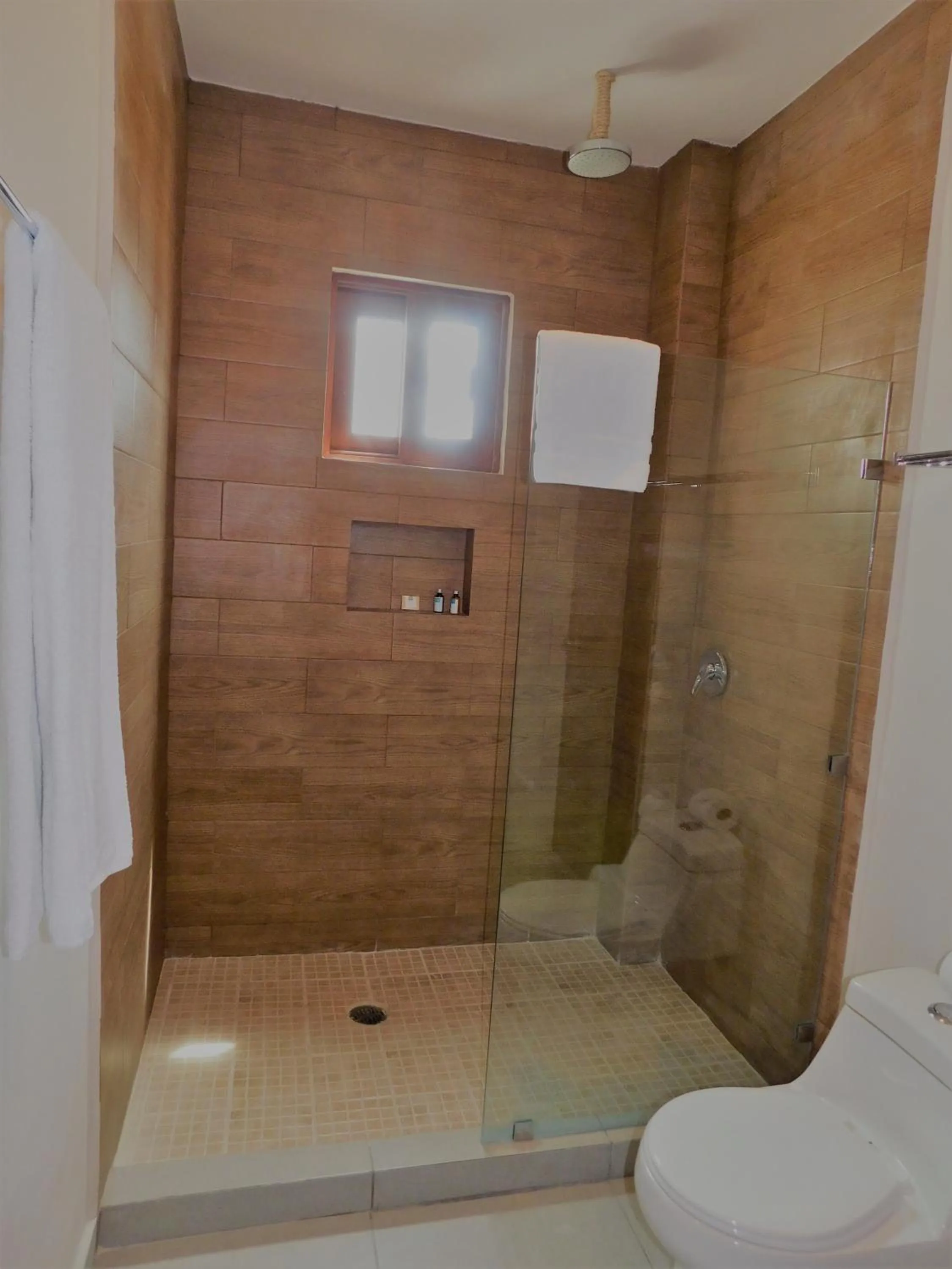 Shower in Aquastar Unique Hotel & Apartments Mahahual