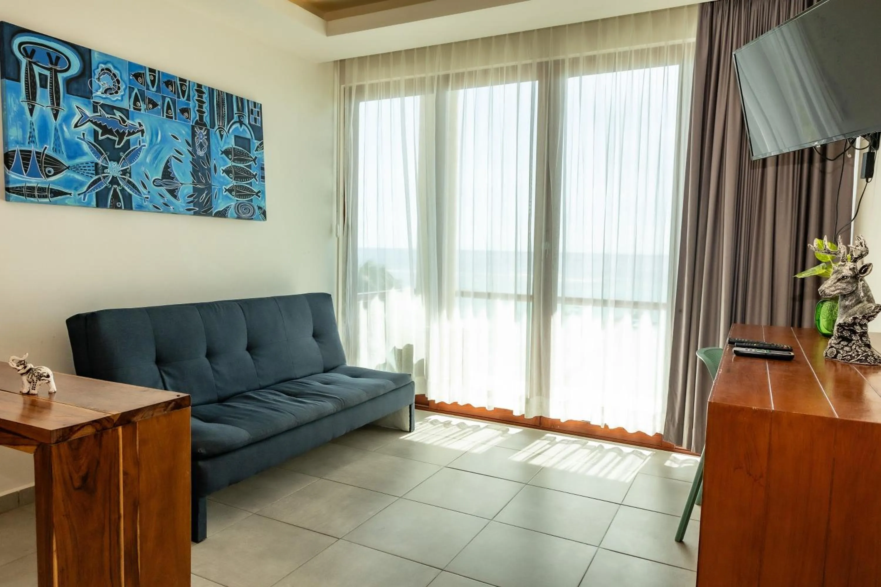 Seating area in Aquastar Unique Hotel & Apartments Mahahual