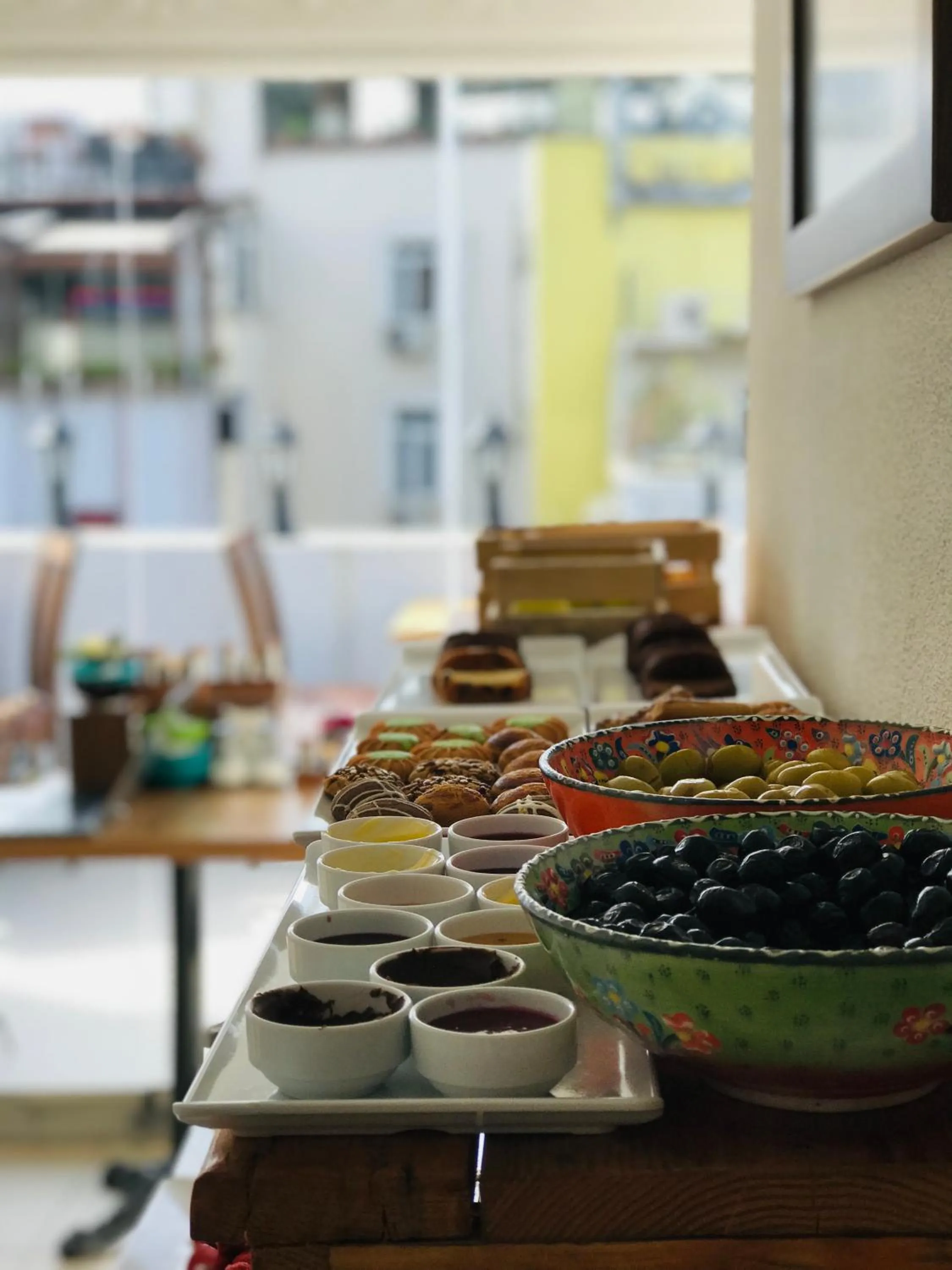 Buffet breakfast in La Mer Boutique Hotel